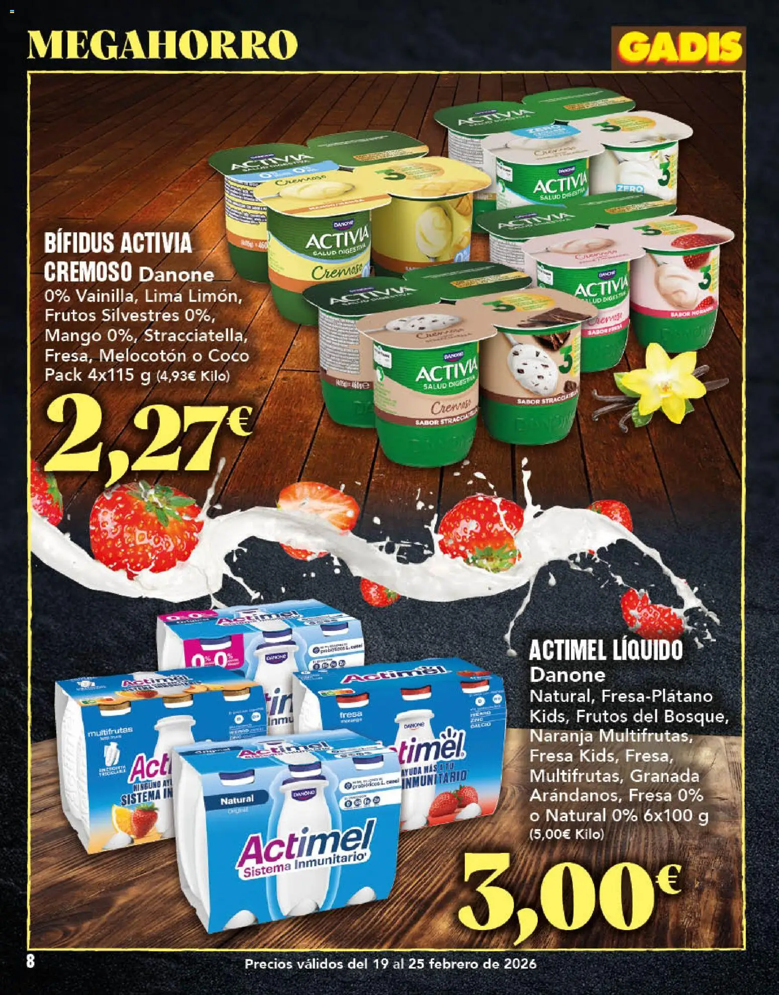 Gadis - folleto │ válido desde el 19.02.2026 | Página: 8 | Productos: Lima, Τυρόπιτα, Ρούτερ