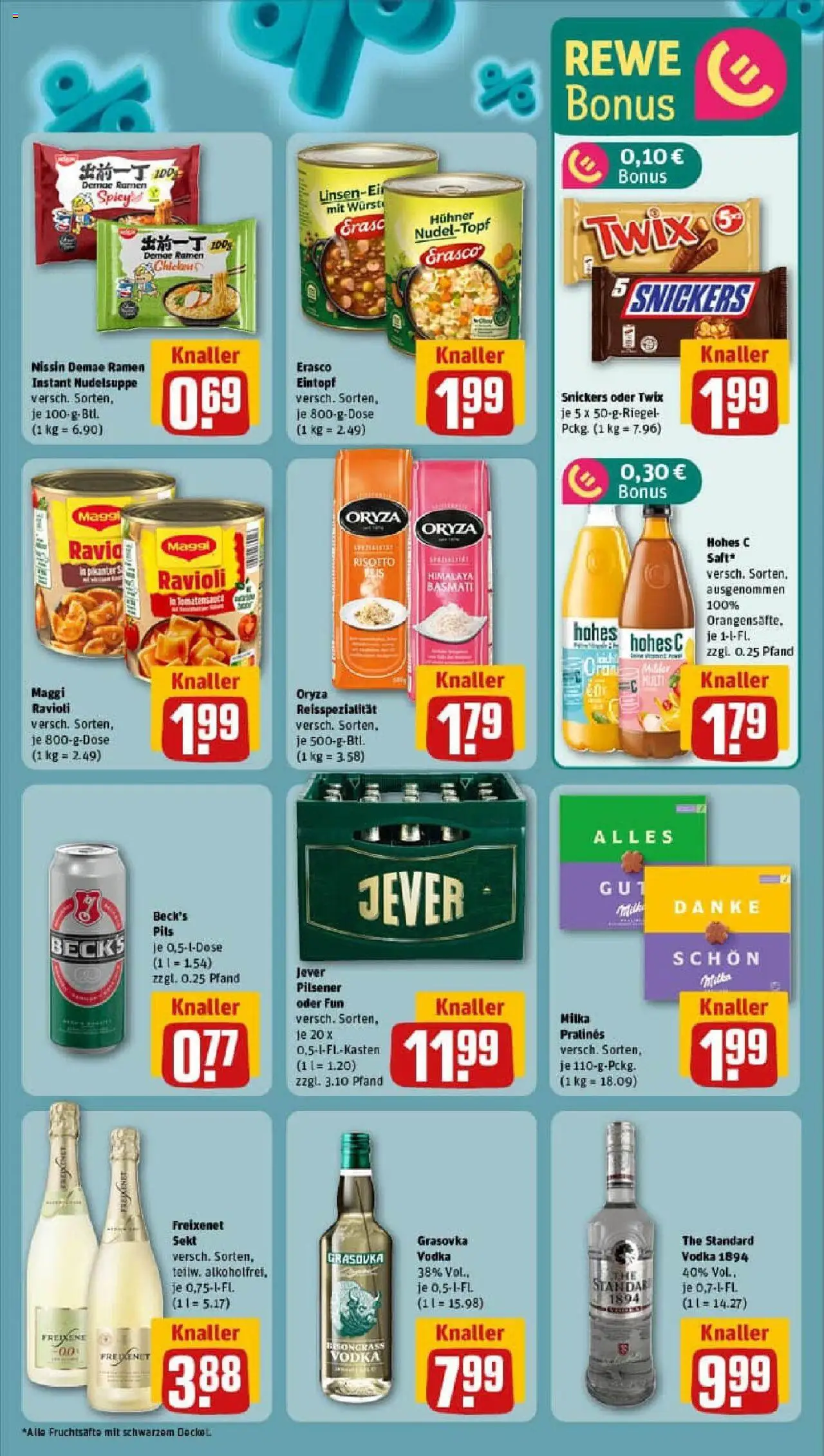 Rewe prospekt Nalbach	 – gültig ab 21.09.2025 | Seite: 7 | Produkte: Maggi, Pils, Milka, Vodka