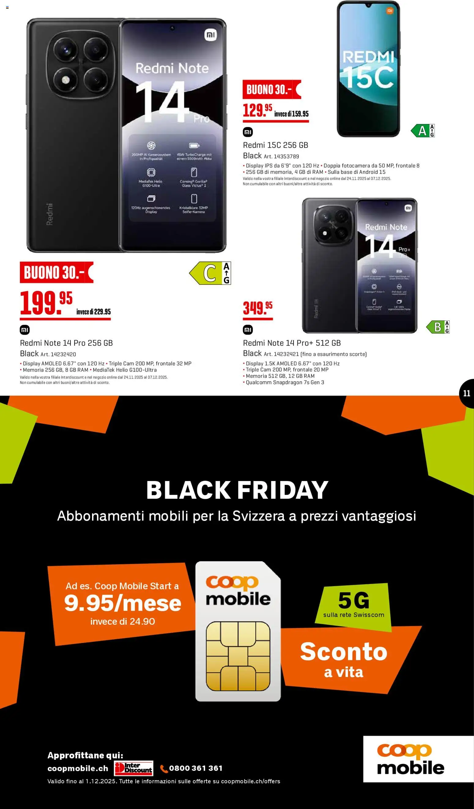 Interdiscount Black Friday IT – gültig ab 24.11.2025 | Seite: 11 | Produkte: Kamera