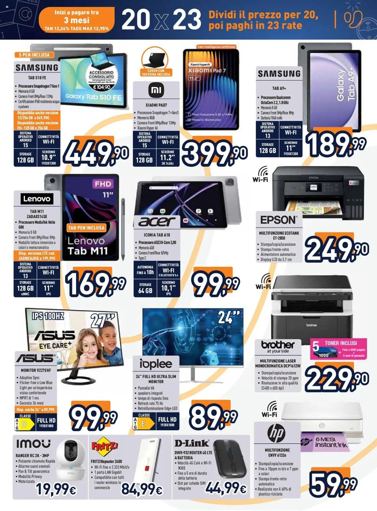 Nuovo Unieuro Tecnologia catalogo dal 03/07/2025 > offerte anteprima 🛍️ | Pagina: 13 | Prodotti: Router, Schermo, Acqua, Tastiera