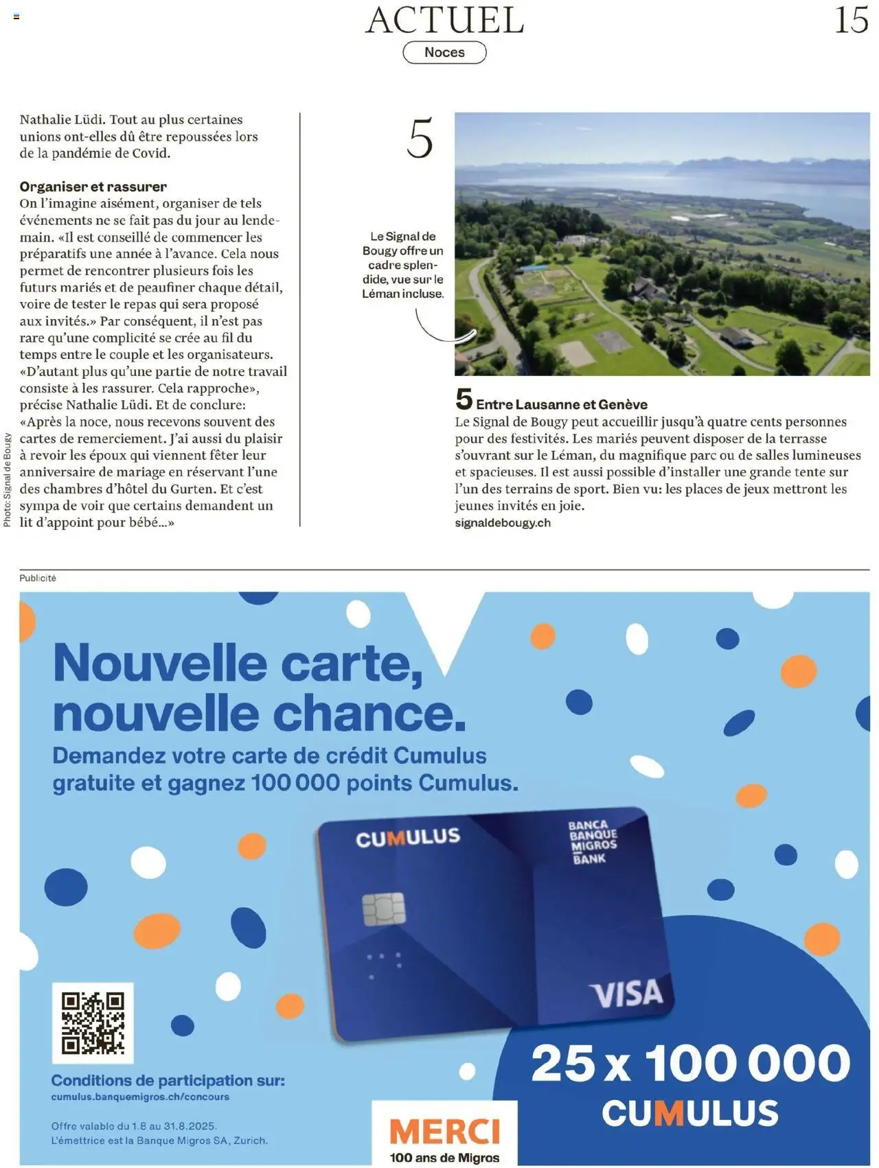 Migros - Magazin FR ab 05.08.2025 | Seite: 15