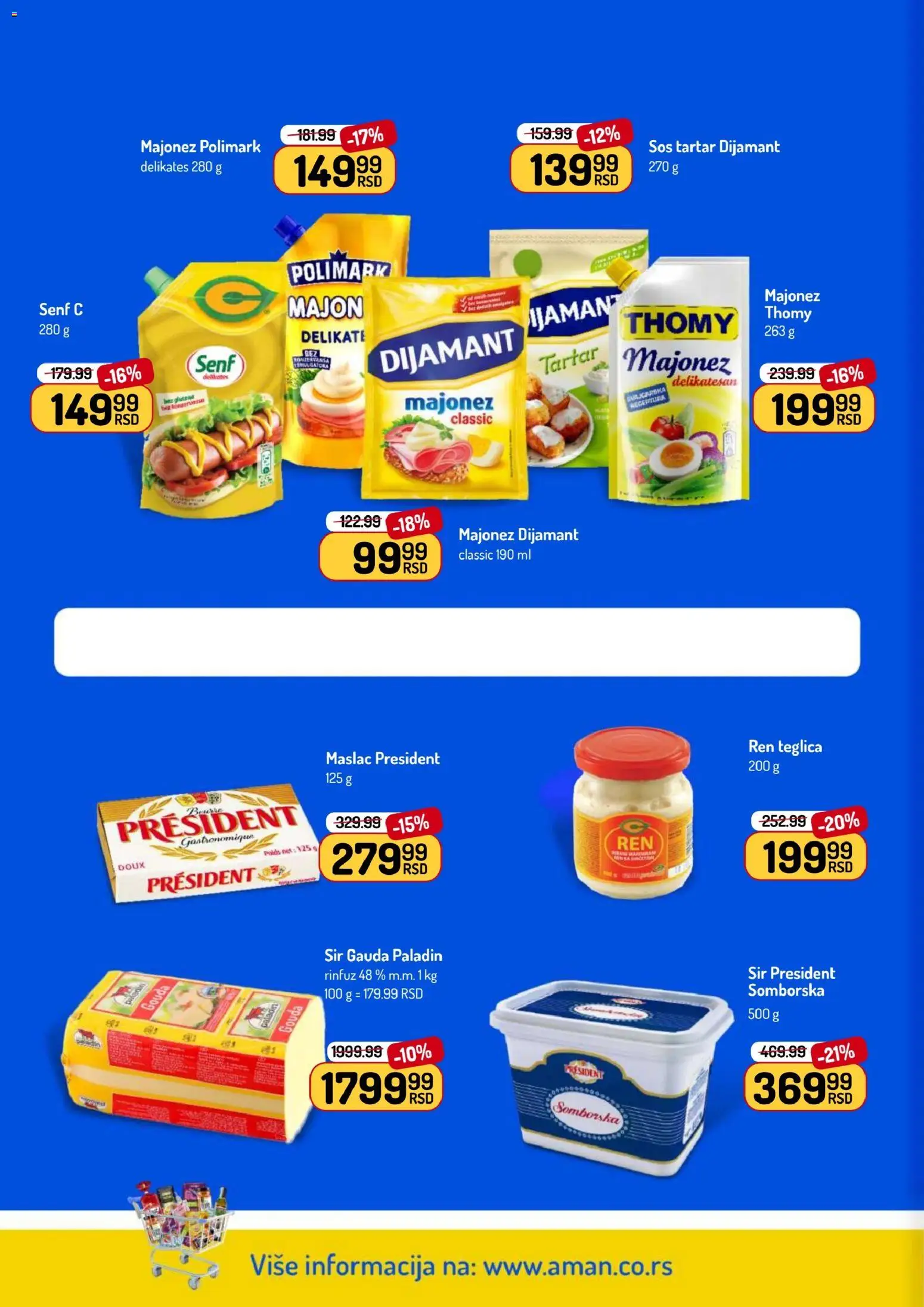 Aman katalog - važi od 16.02.2026 | Strana: 12 | Proizvode: Senf, Gouda, Sos, Sir