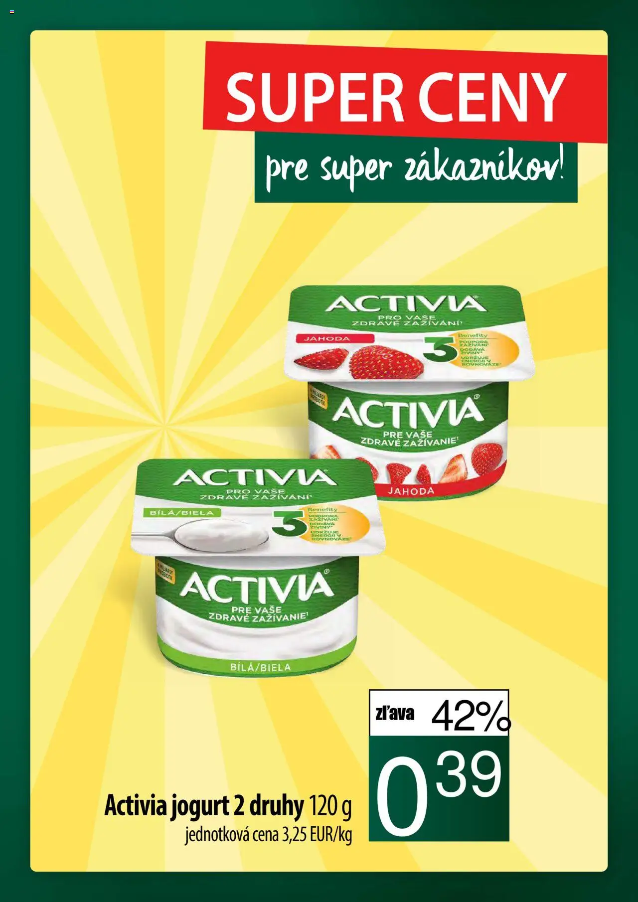 Nové COOP Jednota akcie – leták je platný od 11.09.2025 | Strana: 13 | Produkty: Jogurt