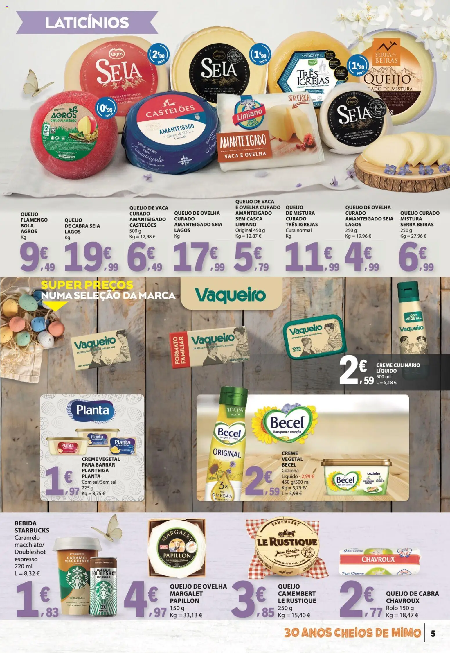 E.Leclerc Especial Páscoa │ válido de 24.03.2026 | Página: 5 | Produtos: Ômega 3, Sal, Creme, Bebida