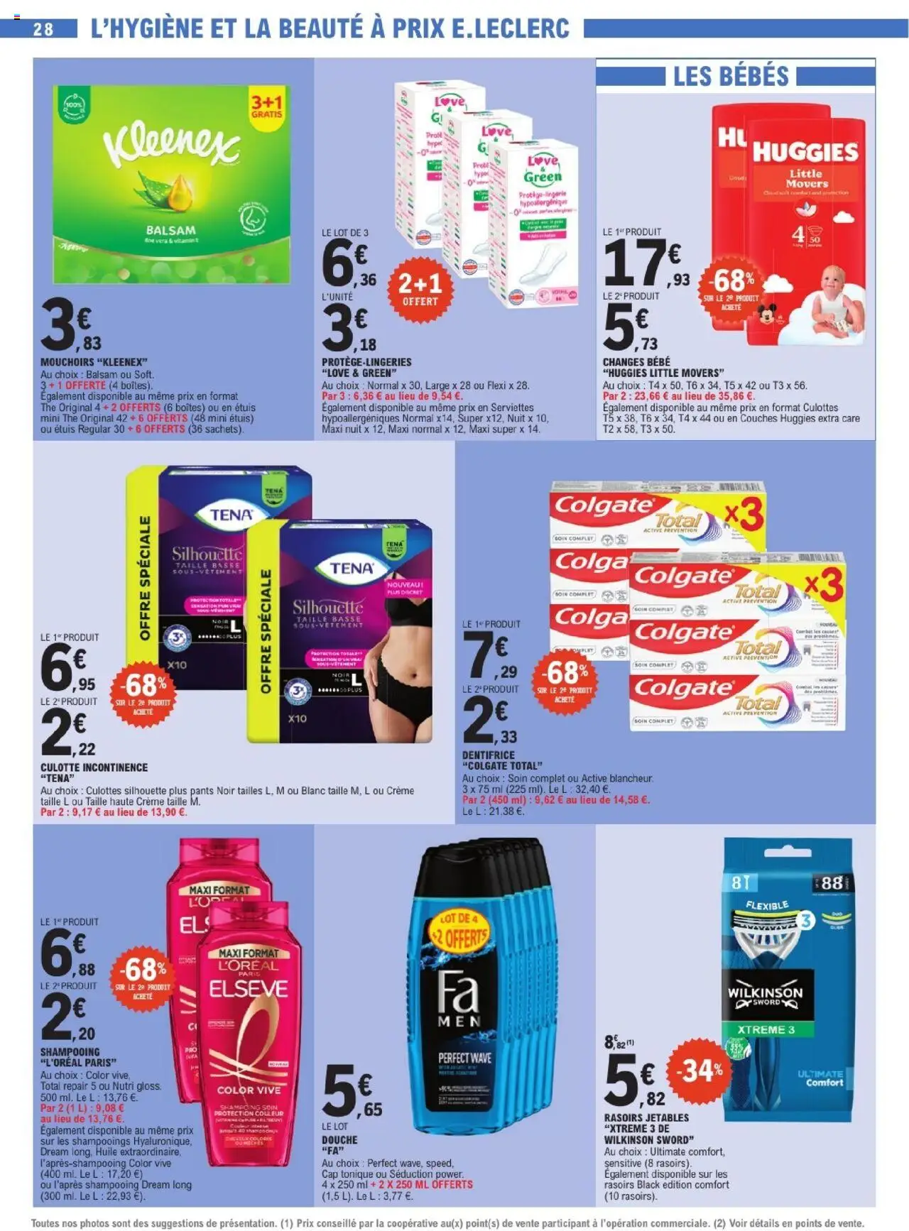  | Page: 28 | Produits: Shampoing, Tonique, Huile, Culotte
