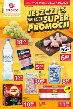 Pogląd oferty "Selgros cash&carry Gazetka - Jeszcze więcej super promocji" - ważna od 26.02.2026