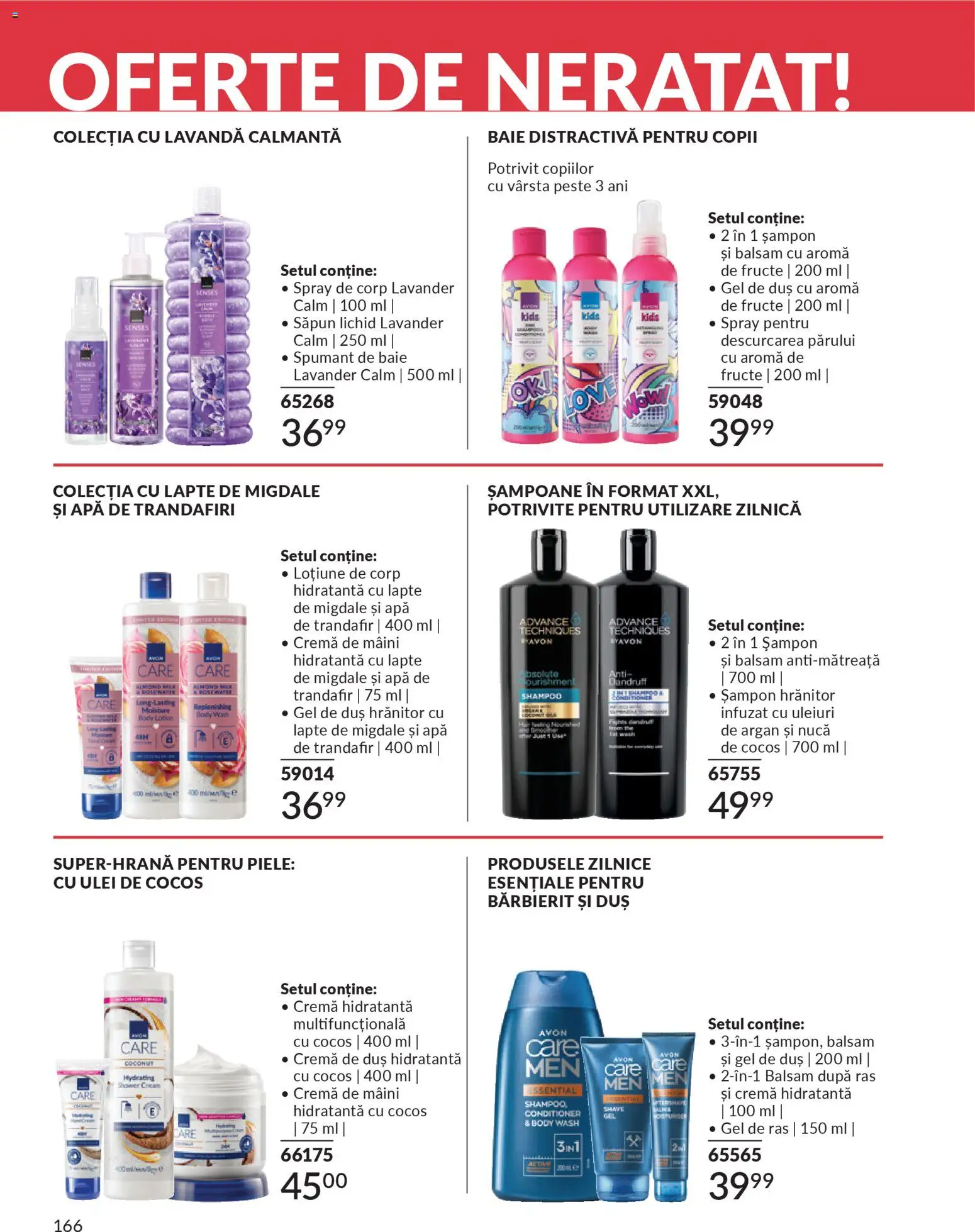 Noul catalog Avon – valabil de la 01.03.2026 | Pagină: 168 | Produse: Trandafir, Balsam, Cremă de mâini, Spumant de baie