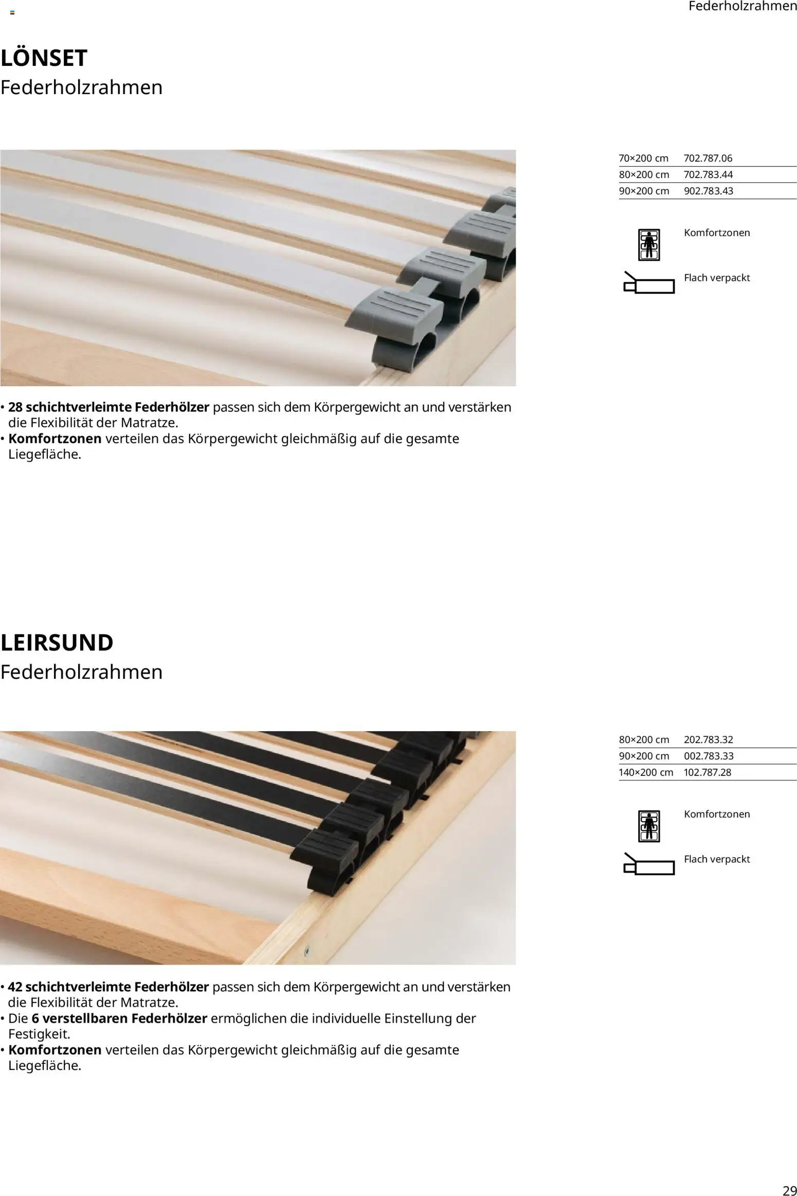 Ikea Prospekt  Schlafkomfort	 – gültig ab 30.09.2025 | Seite: 29