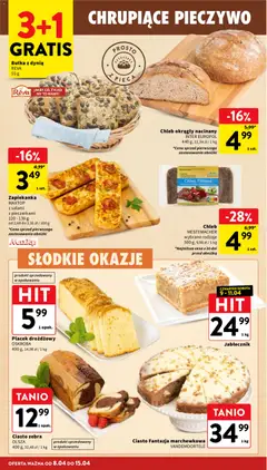 Pogląd oferty "Intermarche gazetka" - ważna od 08.04.2026 | Strona: 16 | Produkty: Dynia, Zapiekanka, Bułka, Chleb