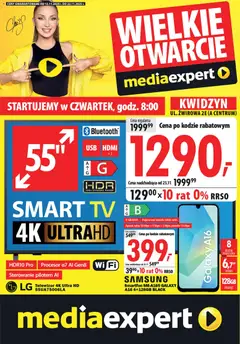 Pogląd oferty "Mediaexpert Gazetka - Wielkie otwarcie Kwidzyn" - ważna od 13.11.2025