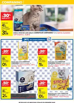 Carrefour - Prévisualisation de Carrefour catalogue semaine 7 valide à partir de 10.02.2026 | Page: 66 | Produits: Litière agglomérante, Litière