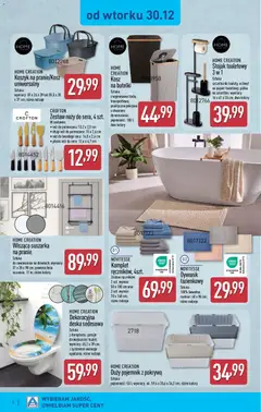 Pogląd oferty "Aldi Gazetka - Artykuły przemysłowe i tekstylia" - ważna od 29.12.2025 | Strona: 6 | Produkty: Torba, Suszarka, Półka, Kosz