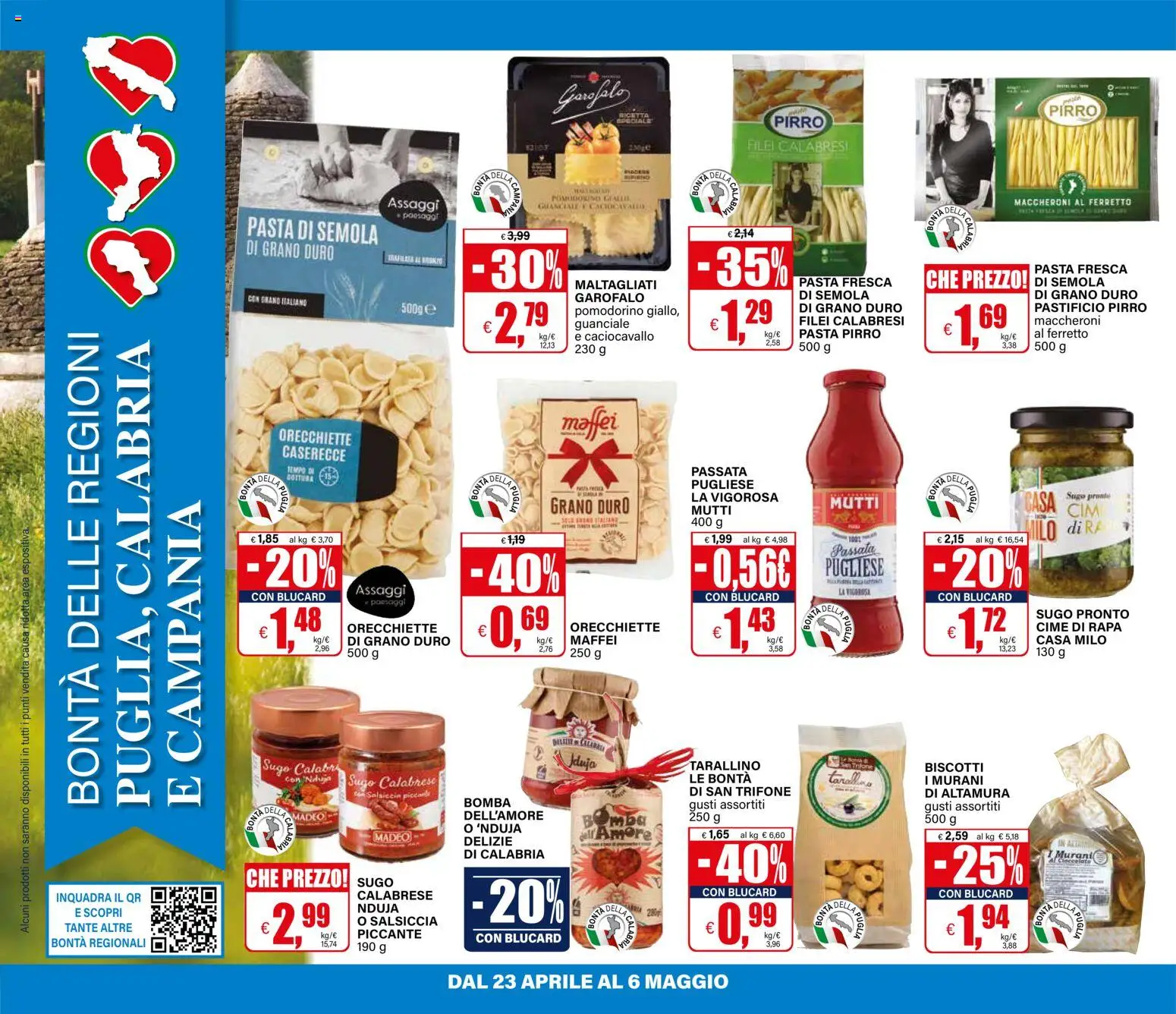 Volantino Il Gigante del 23.04.2026 | Pagina: 20 | Prodotti: Pasta, Data, Mutti, Guanciale