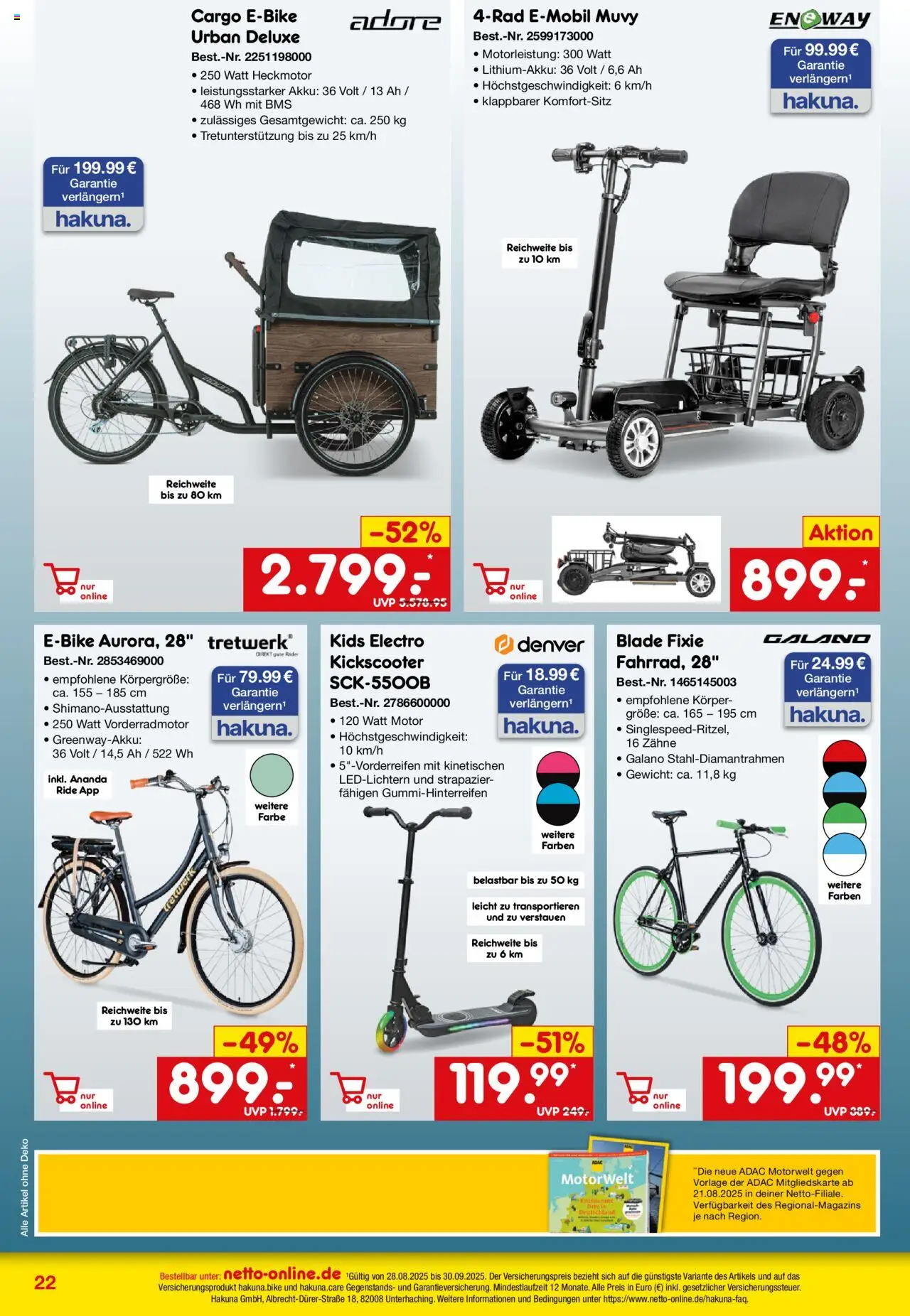 Netto Marken-Discount Online-Angebote September - gültig ab dem 01.09.2025 | Seite: 22 | Produkte: Gewicht