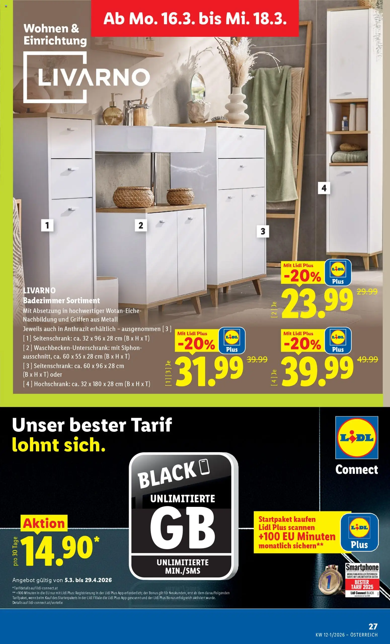 Lidl Flugblatt - Eisenstadt, Ebenfurth, Mattersburg gültig ab 12.03.2026 | Seite: 32 | Produkte: Smartphone