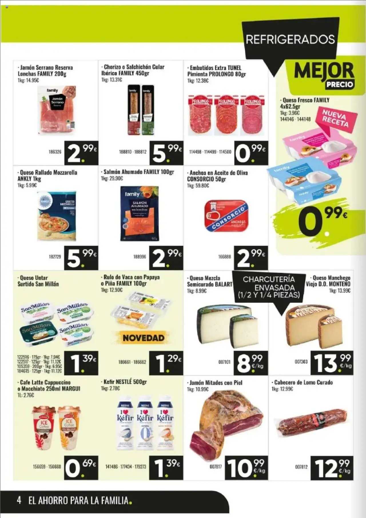 Family Cash folleto │ válido desde el 06.10.2025 | Página: 4 | Productos: Piña, Aceite de oliva, Νυχτικό, Anchoa