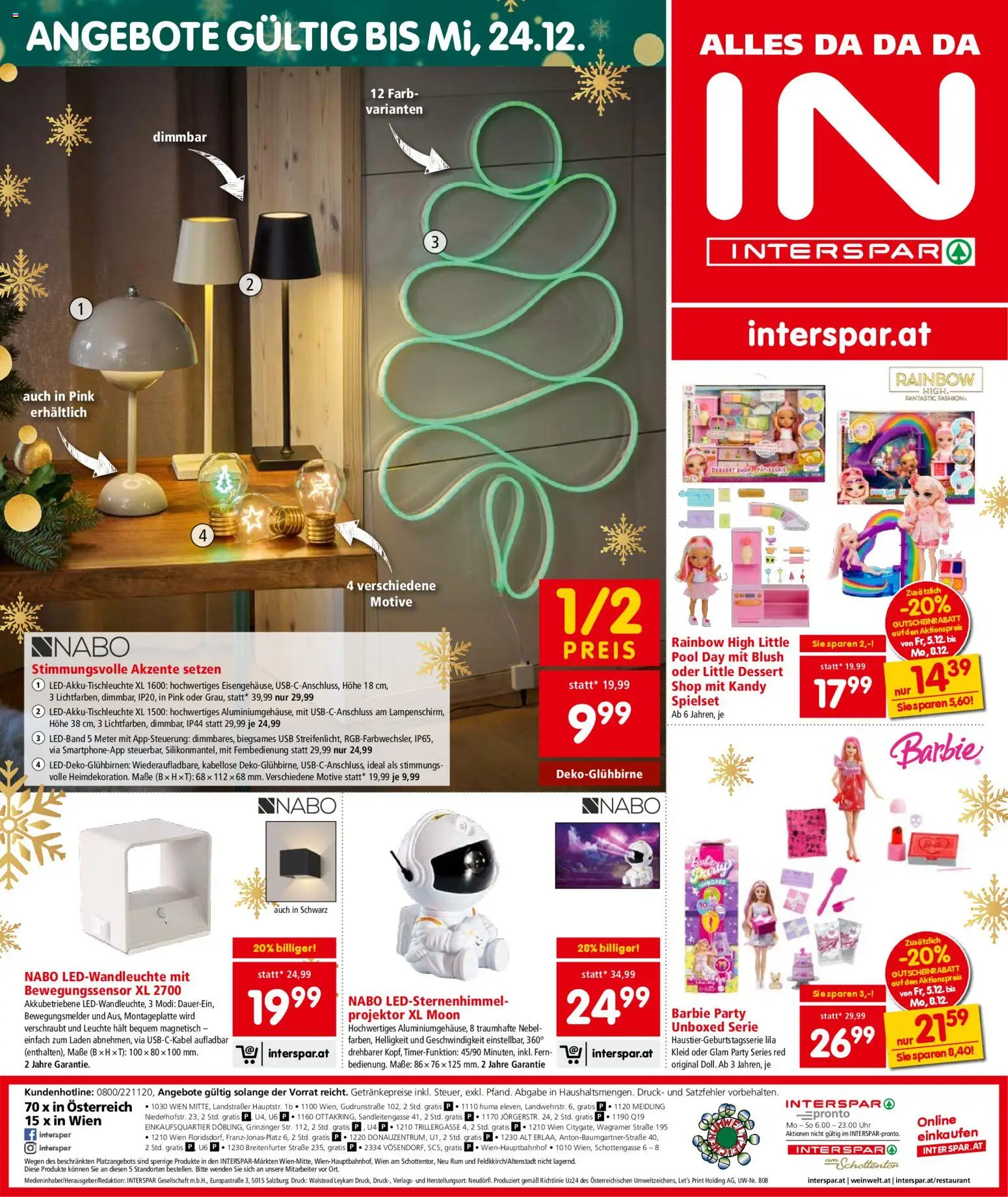 Interspar Flugblatt - Wien gültig ab 04.12.2025 | Seite: 20 | Produkte: Box