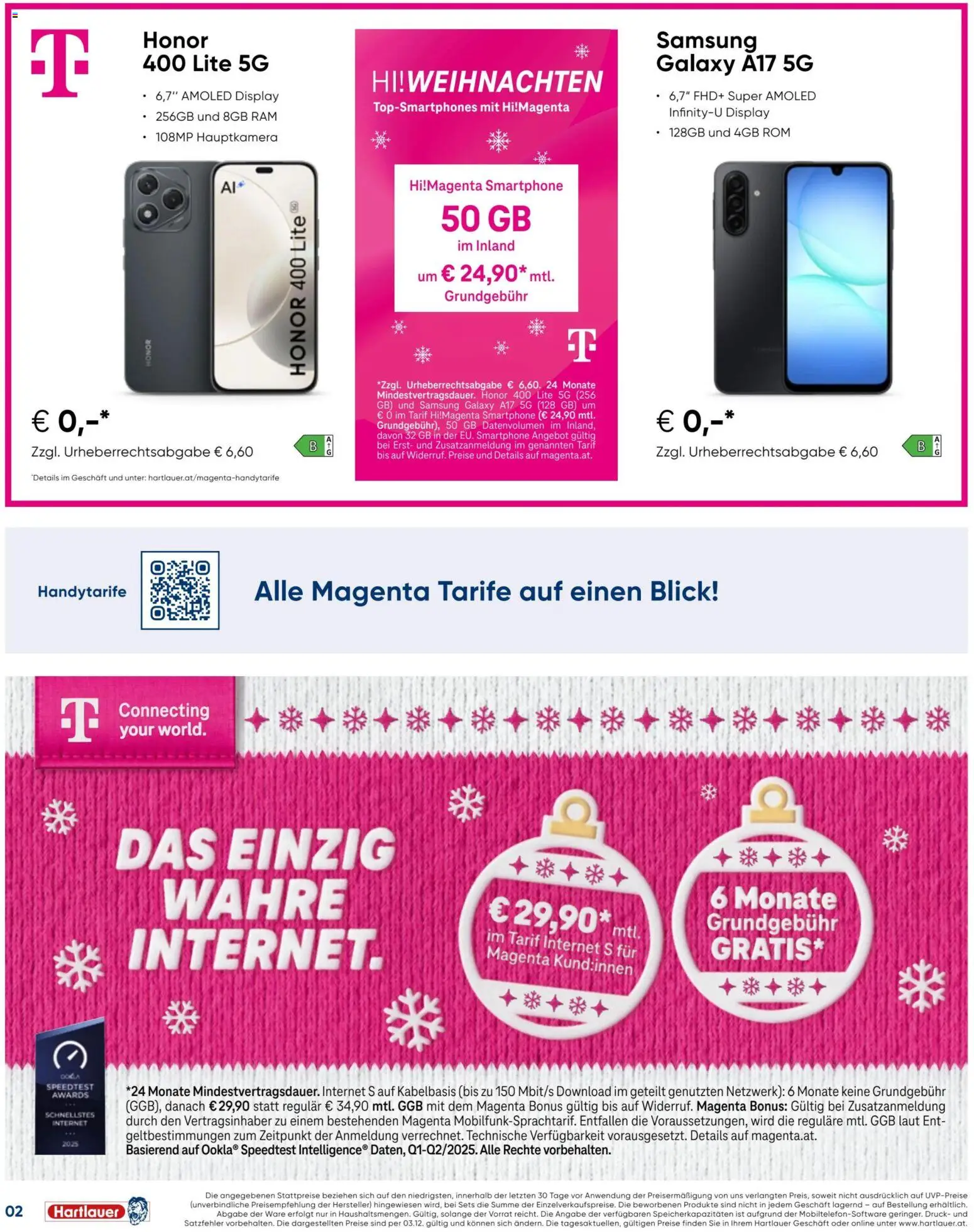 Hartlauer Angebote gültig ab 01.12.2025 | Seite: 2 | Produkte: Smartphone, Samsung