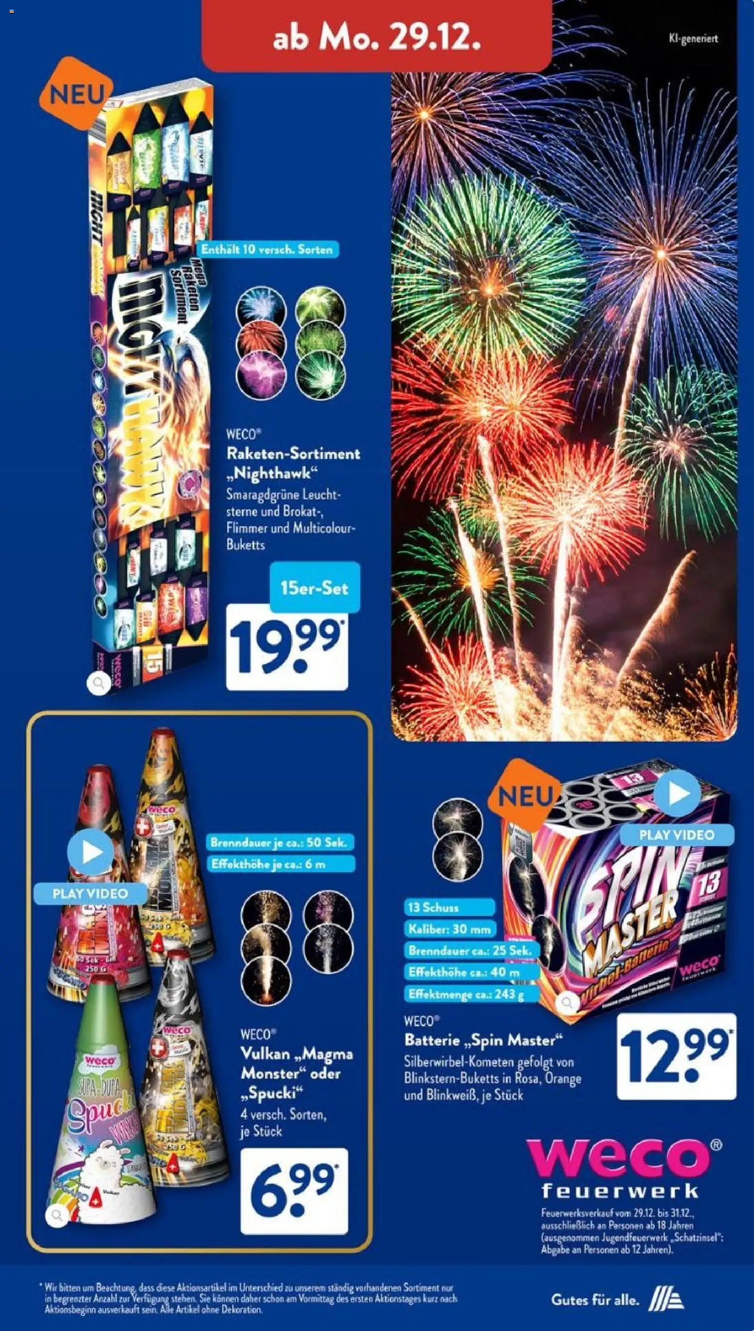 Aldi Süd Prospekt 	 – gültig ab 29.12.2025 | Seite: 31 | Produkte: Batterie, Monster, Video