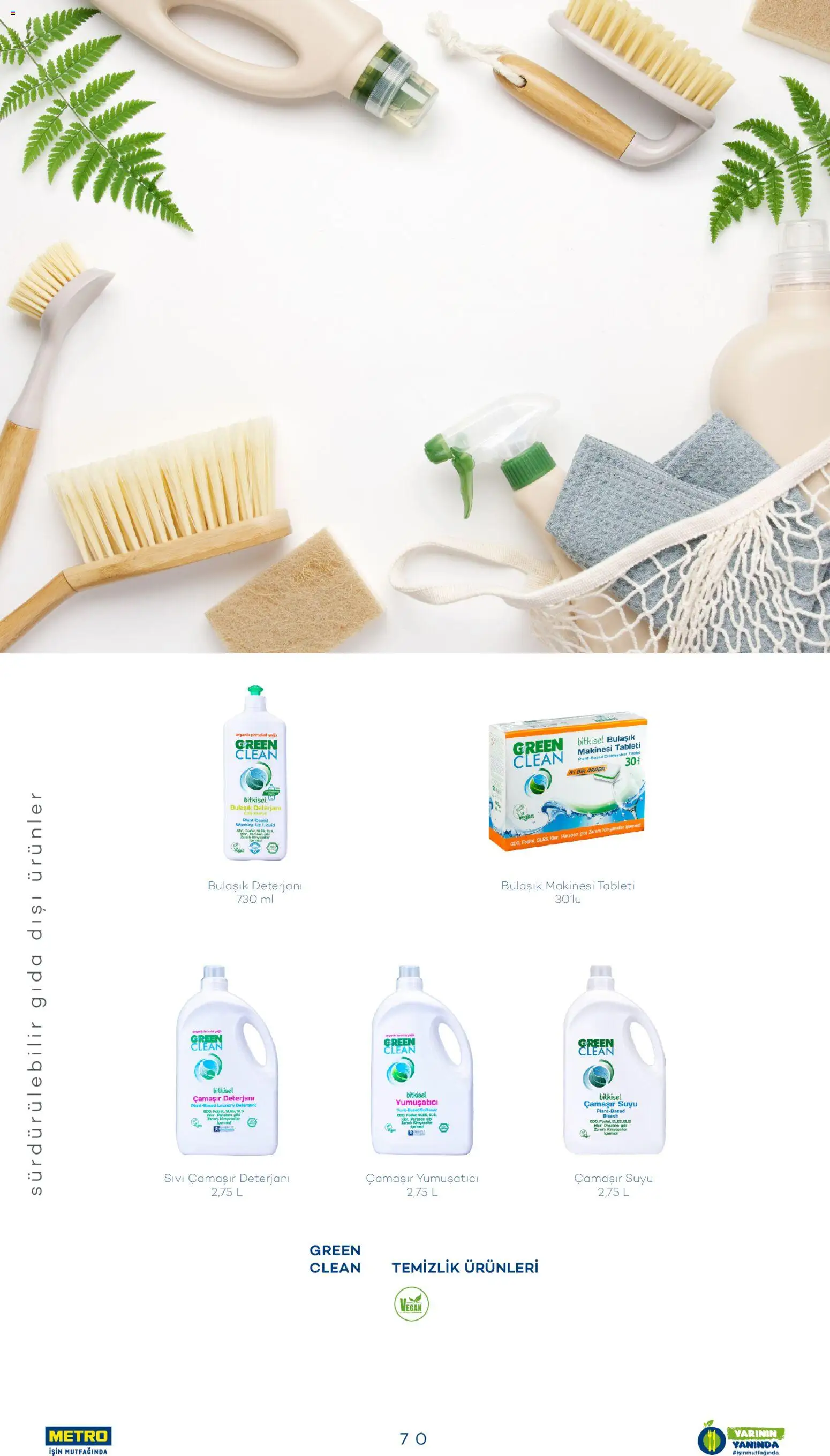 Metro - Sürdürülebilir Ürünler Kataloğu - 28.07.2025 tarihinden itibaren geçerlidir | Sayfa: 70 | Ürünler: Yumuşatıcı, Bulaşık deterjanı, Tablet, Bulaşık makinesi