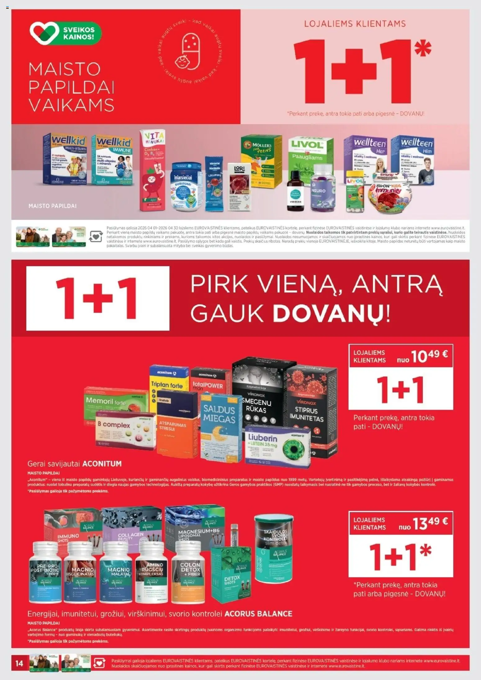 EUROVAISTINĖ akcijos nuo 31.03.2026 | Puslapis: 14