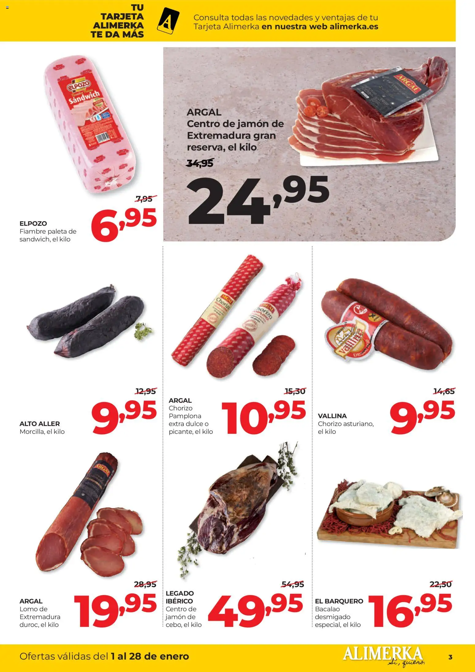 Alimerka folleto Asturias │ válido desde el 01.01.2026 | Página: 3 | Productos: Jamón, Té