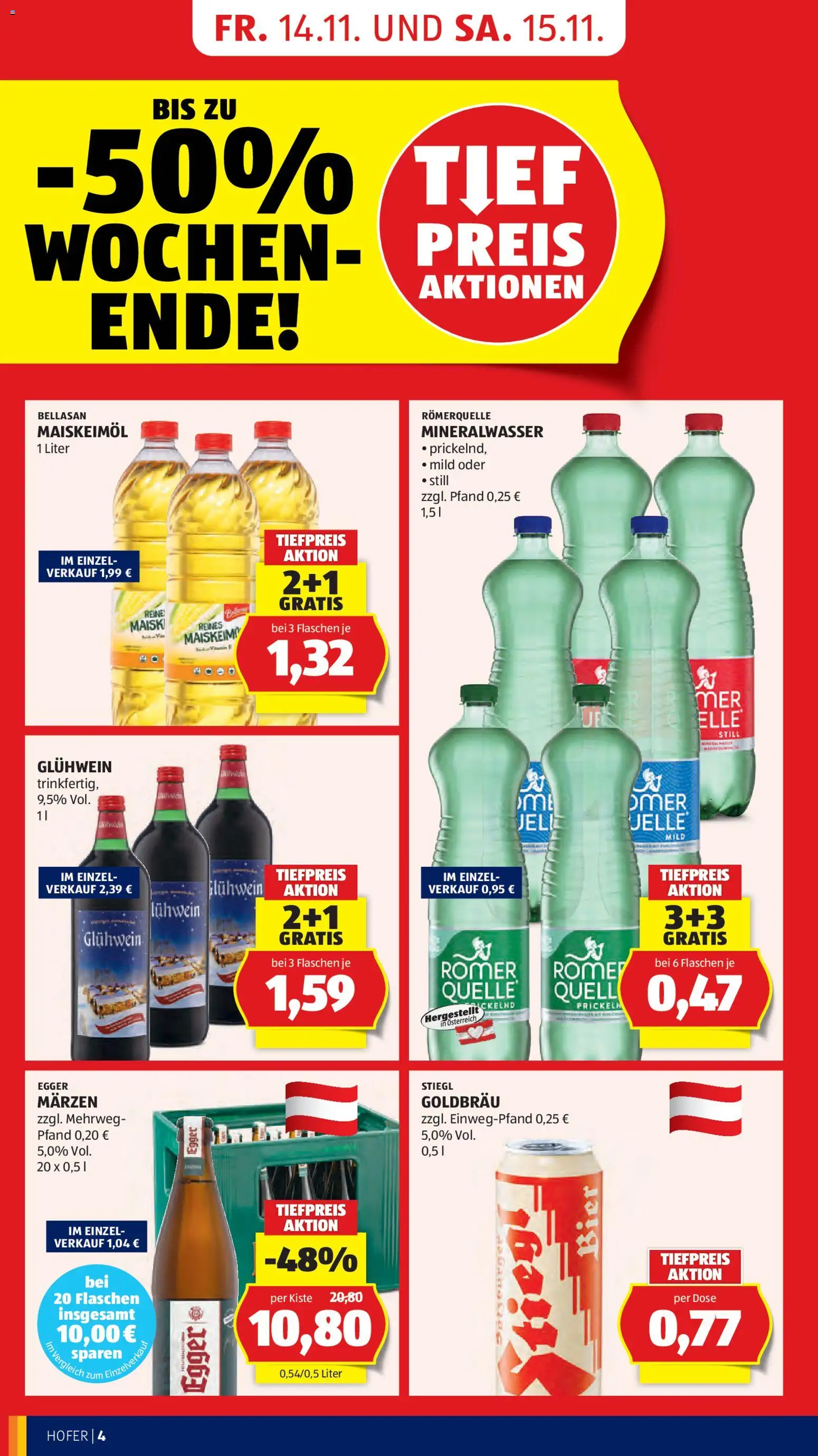 Hofer - Black Friday gültig ab 14.11.2025 | Seite: 6 | Produkte: Bier