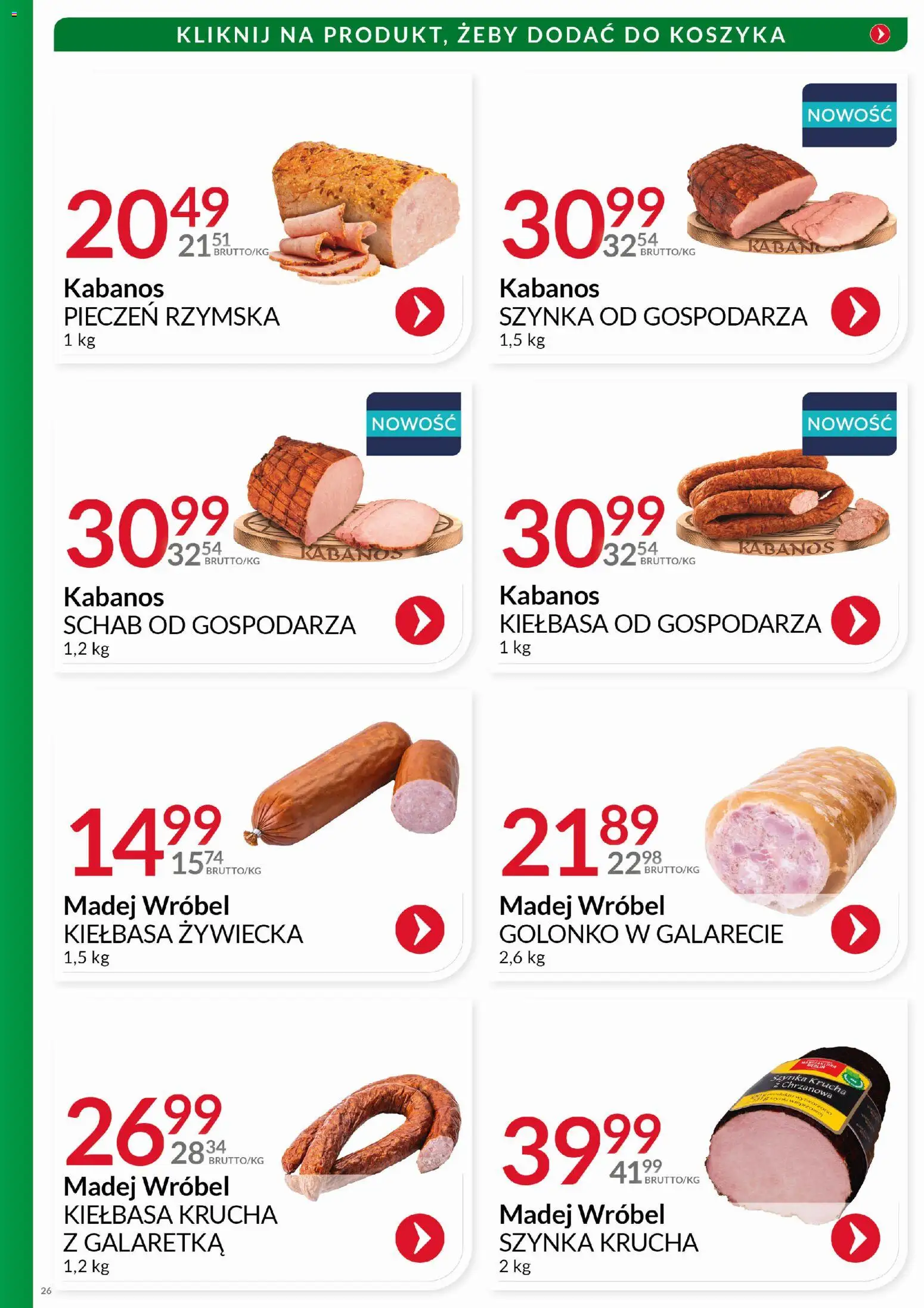 Eurocash Gazetka - Katalog Wędlin od 01.11.2025 | Strona: 26