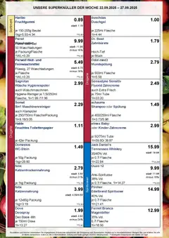 Simmel - Bayern – gültig ab 22.09.2025 | Seite: 3 | Produkte: Spülung, Duschdas, Deospray, Feuchtes Toilettenpapier