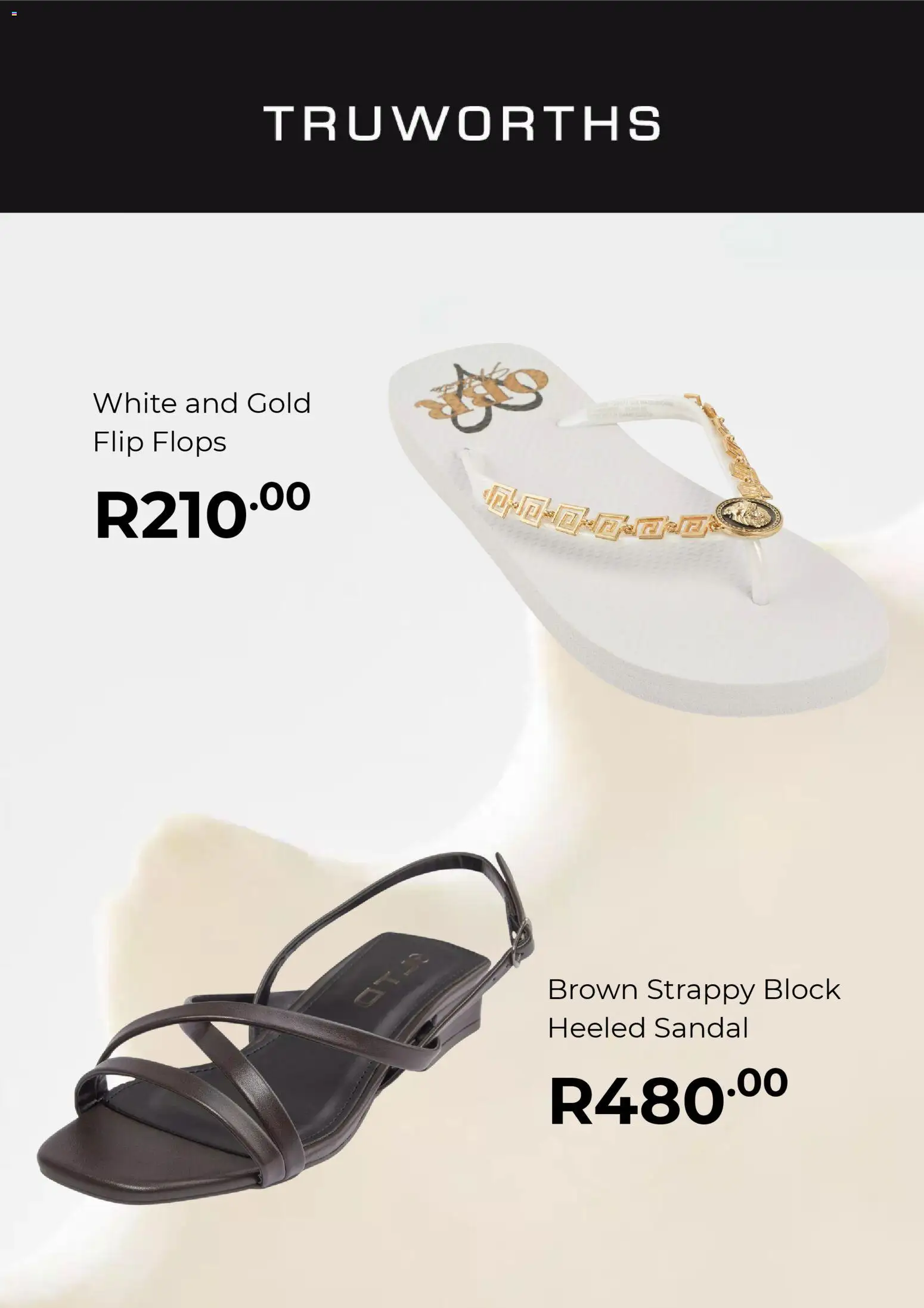 New Truworths catalogue – valid from 02.12.2025 | Page: 3 | Products: Flops, Flip flops