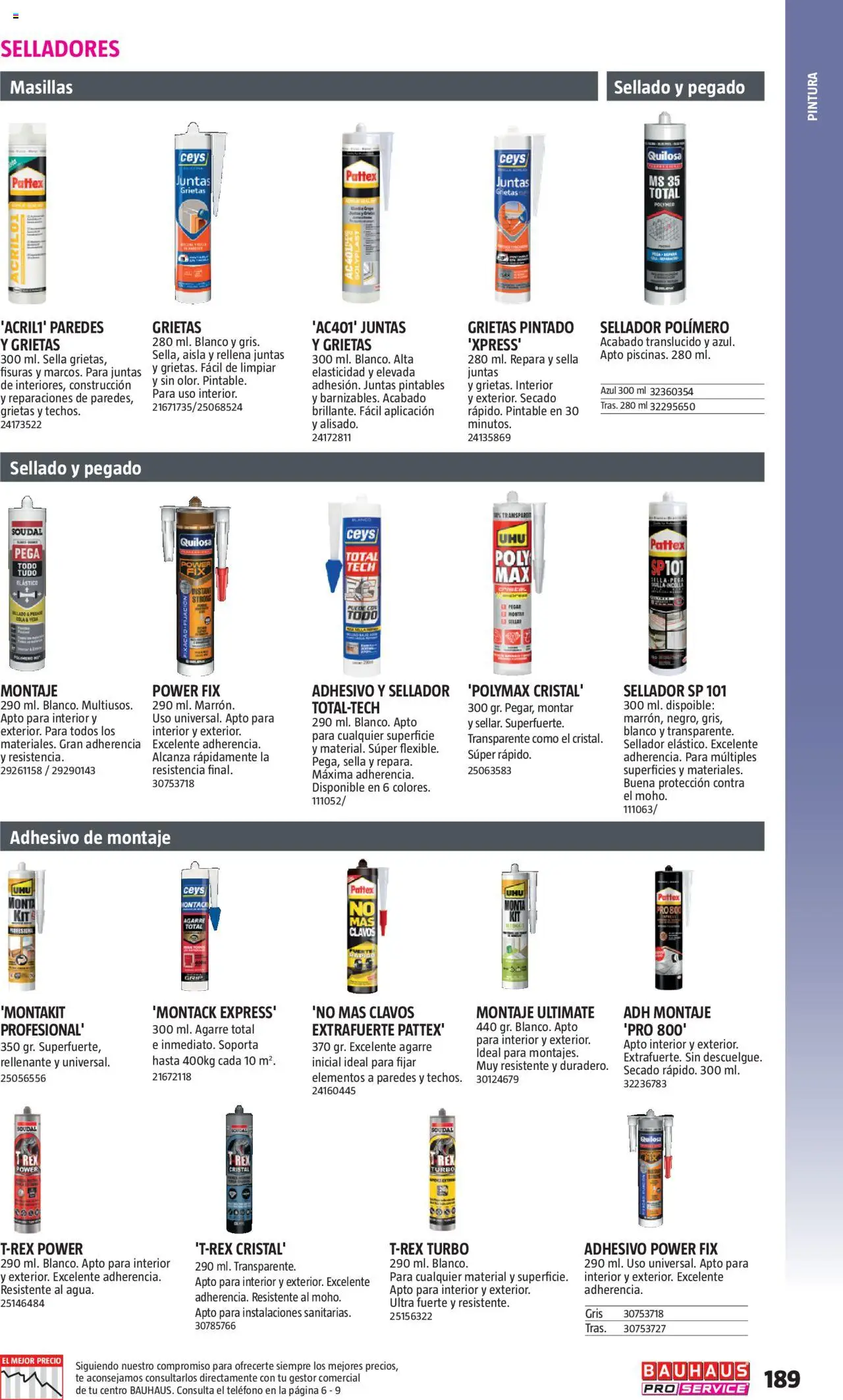Bauhaus - ProService  │ válido desde el 24.02.2025 | Página: 189 | Productos: Té, Teléfono
