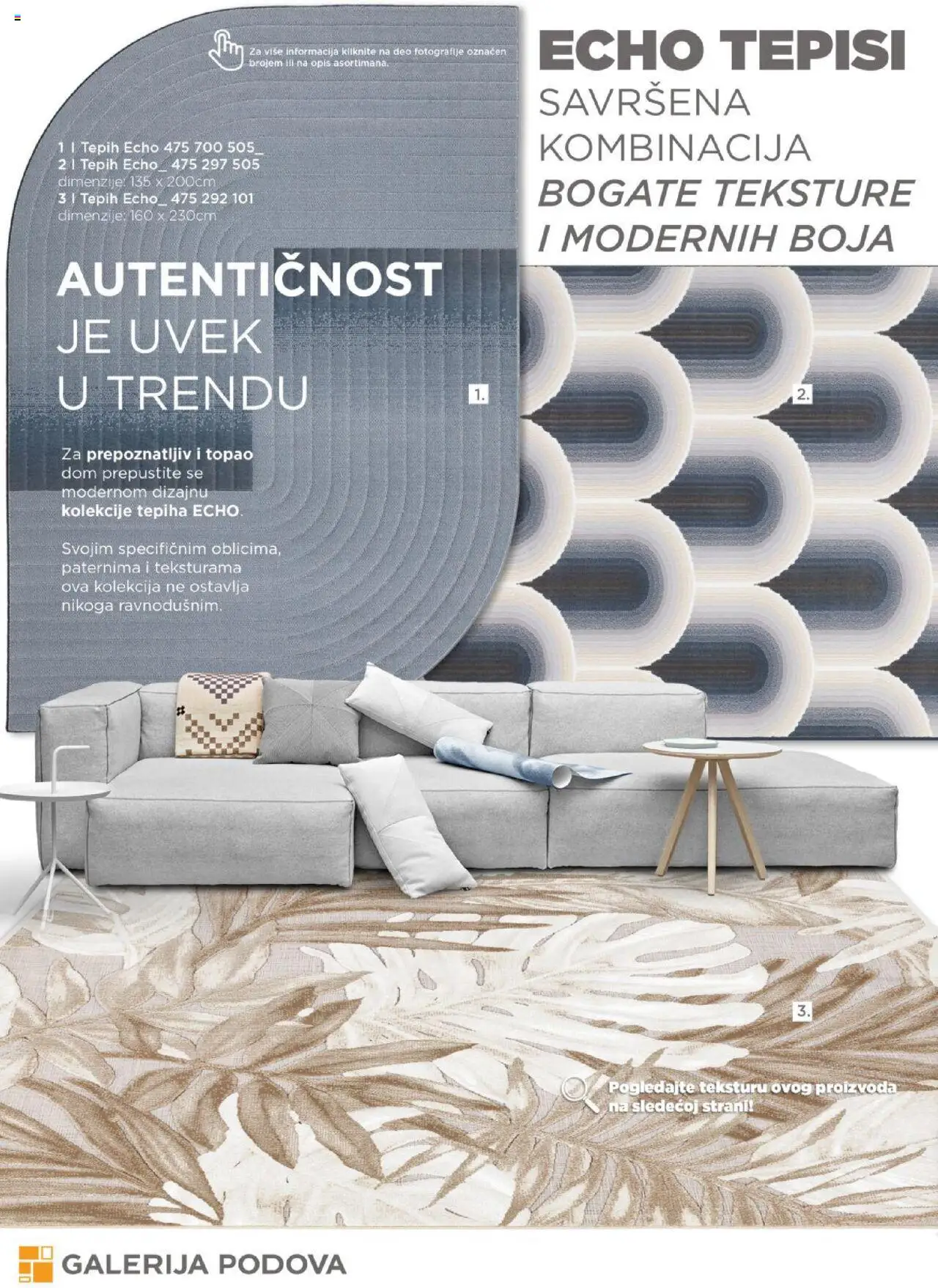 Galerija Podova katalog - važi od 31.01.2025 | Strana: 26 | Proizvode: Tepih