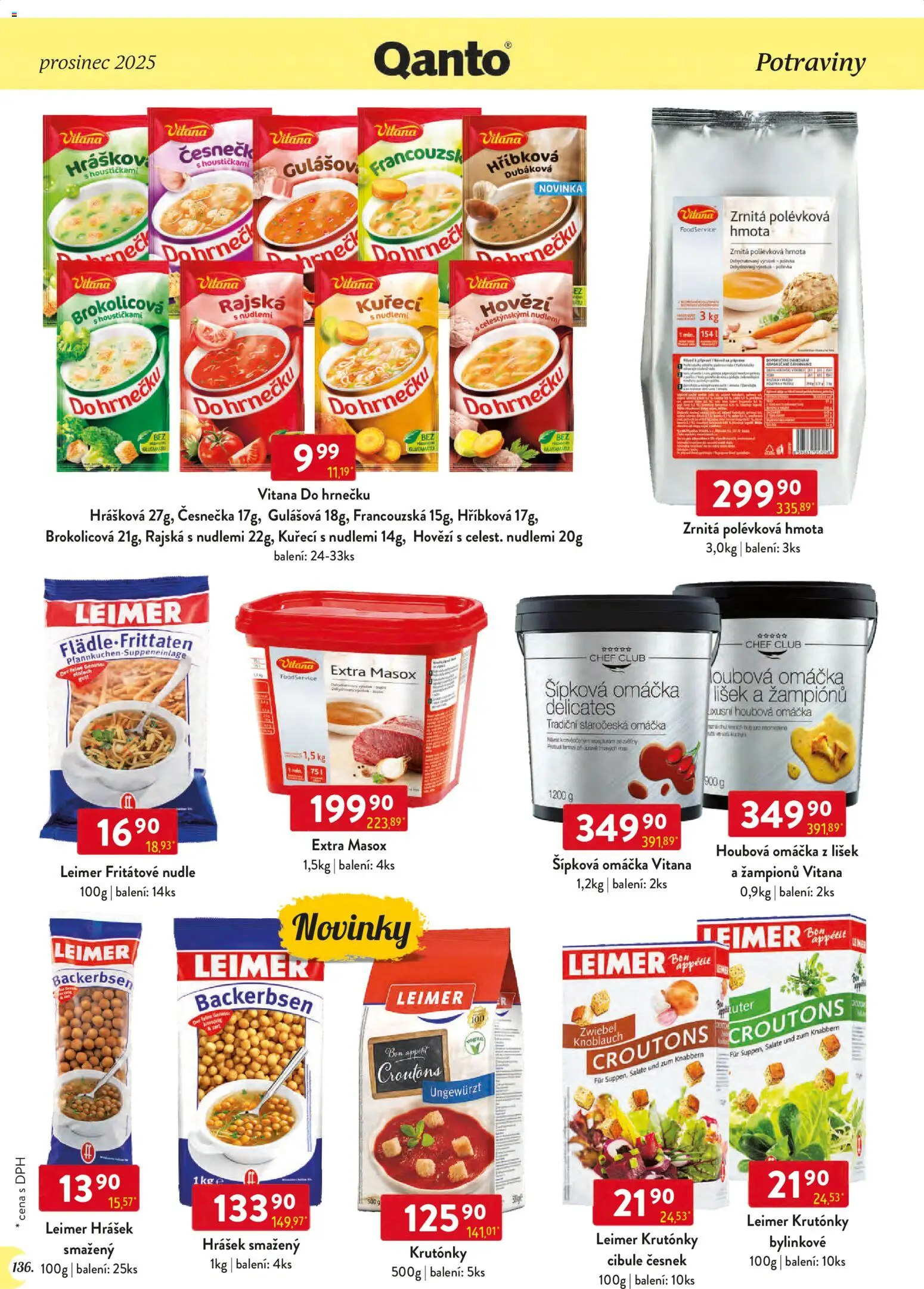 Astur & Qanto leták - Velkoobchod 12/2025 od 01.12.2025 | Strana: 136 | Produkty: Hovězí, Česnek, Potraviny, Cibule