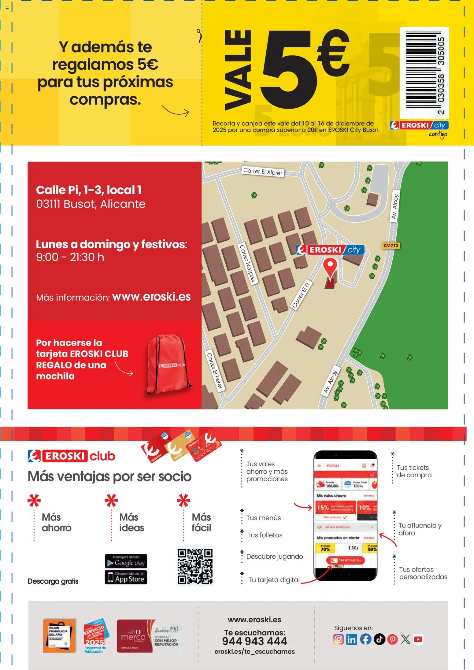 Eroski -  City Busot │ válido desde el 27.11.2025 | Página: 20 | Productos: Mochila, Té