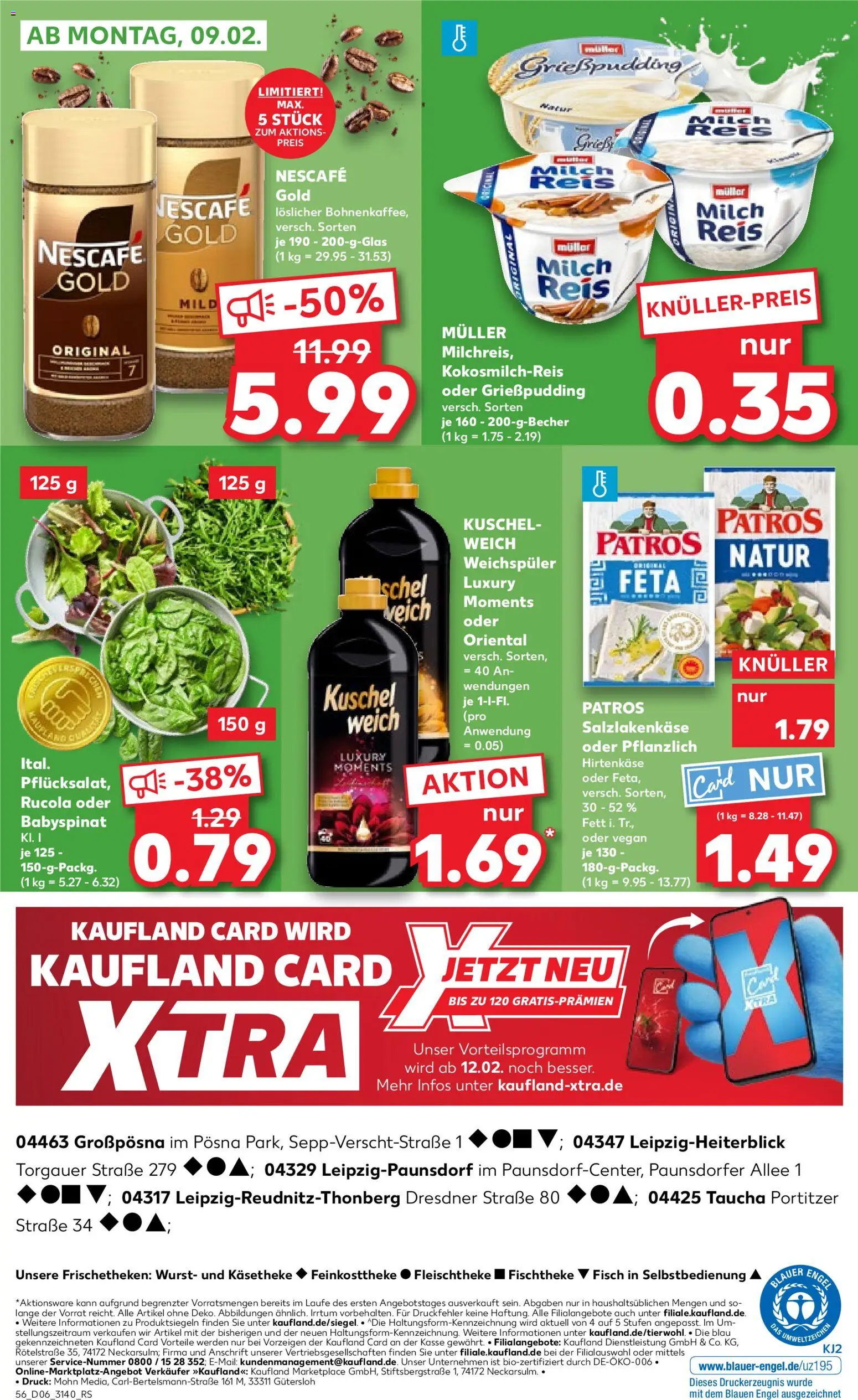 Kaufland prospekt Leipzig	 – gültig ab 05.02.2026 | Seite: 56 | Produkte: Nescafe, Milch, Weichspüler, Reis