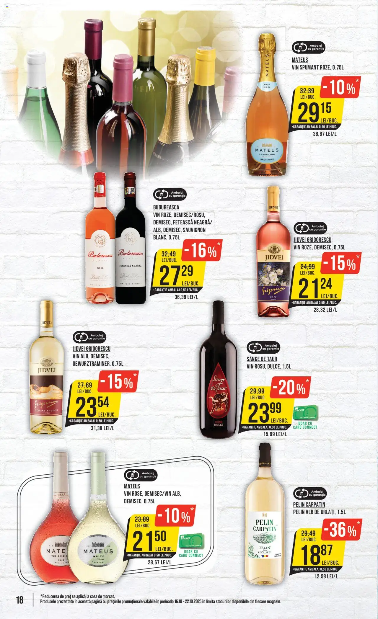 Noul catalog Mega Image – valabil de la 16.10.2025 | Pagină: 18 | Produse: Vin