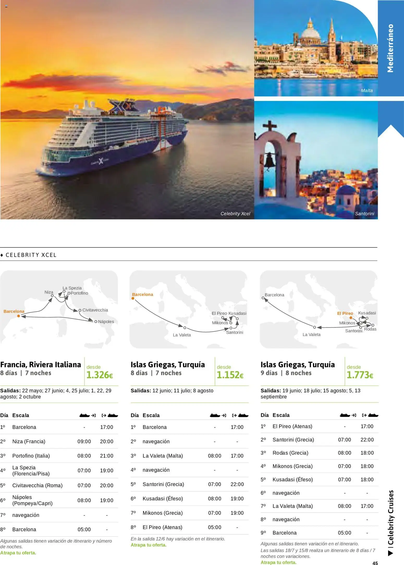 Viajes El Corte Inglés Cruceros marítimos │ válido desde el 01.01.2026 | Página: 46 | Productos: Navegación