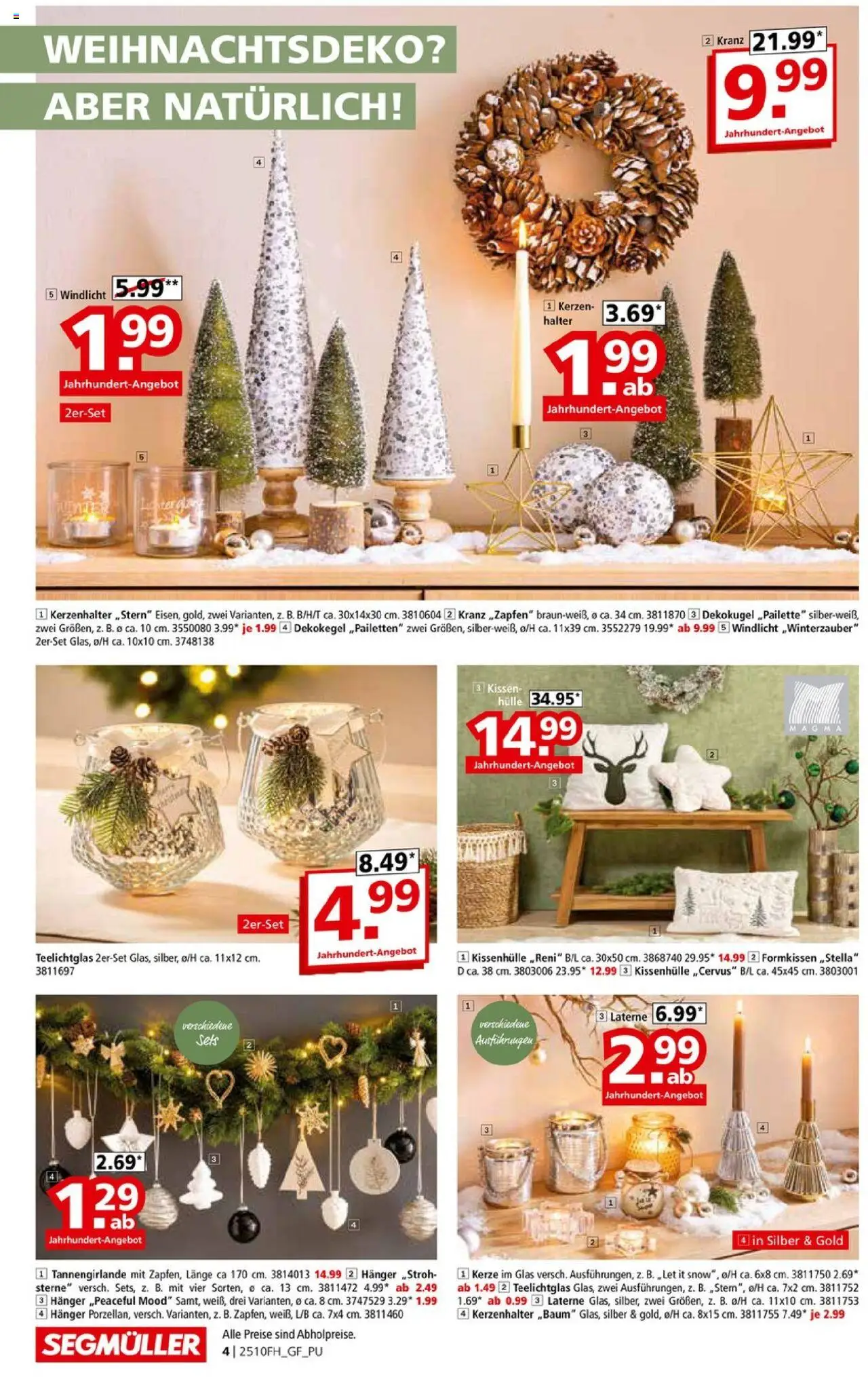 Segmüller Prospekt 	 – gültig ab 18.10.2025 | Seite: 6 | Produkte: Hülle, Kissen, Öl