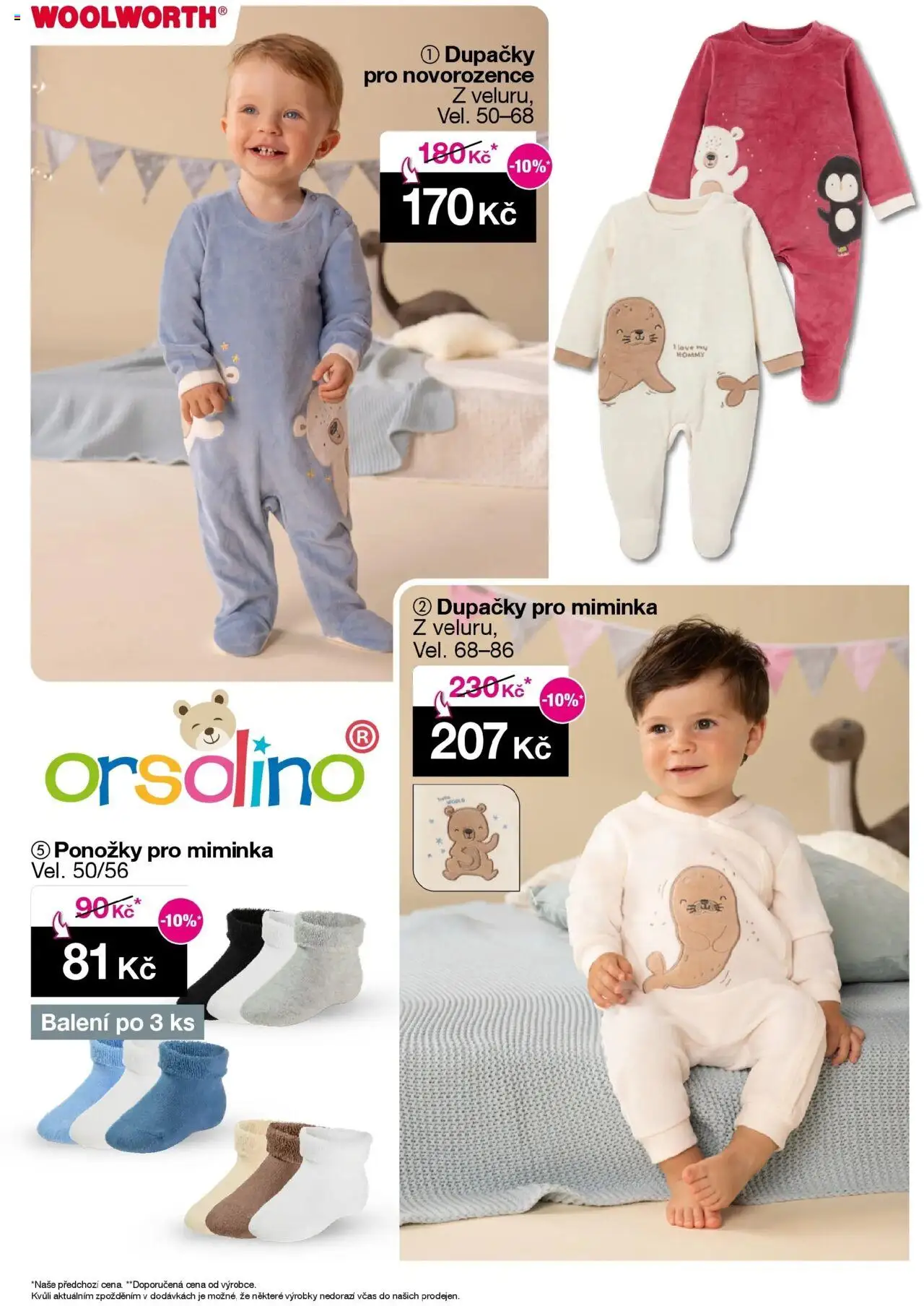 Woolworth leták - Česká Lípa od 10.10.2025 - akční nabídka | Strana: 22 | Produkty: Ponožky