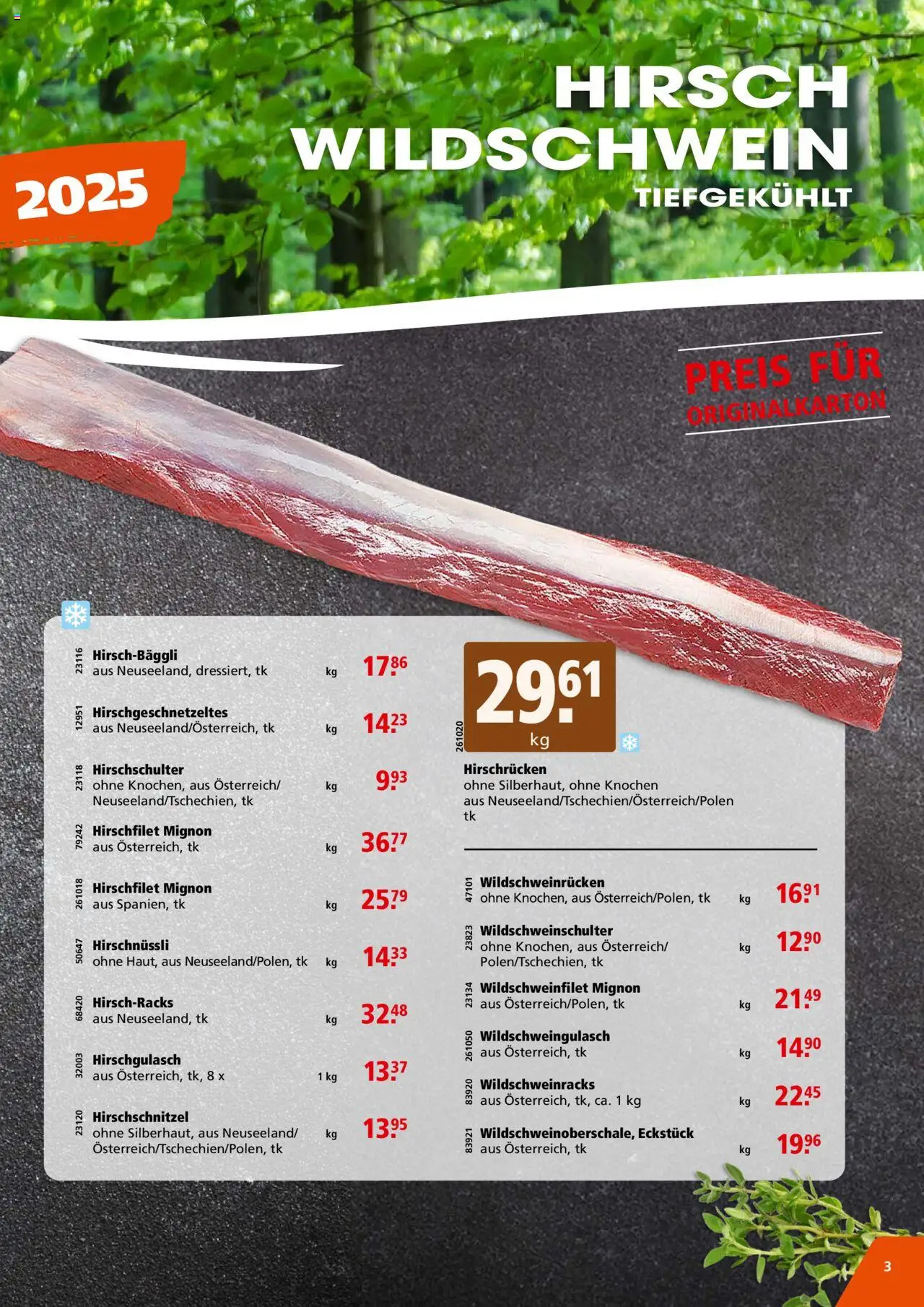 Aligro Aktionen Wildsaison Chavannes, Matran, Genf, Sitten ab 13.08.2025 | Seite: 3