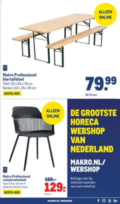 Makro - Folder - Voorbeeld van een folder van Makro, geldig van 11.02.2026 | Pagina: 107 | Producten: Tafel