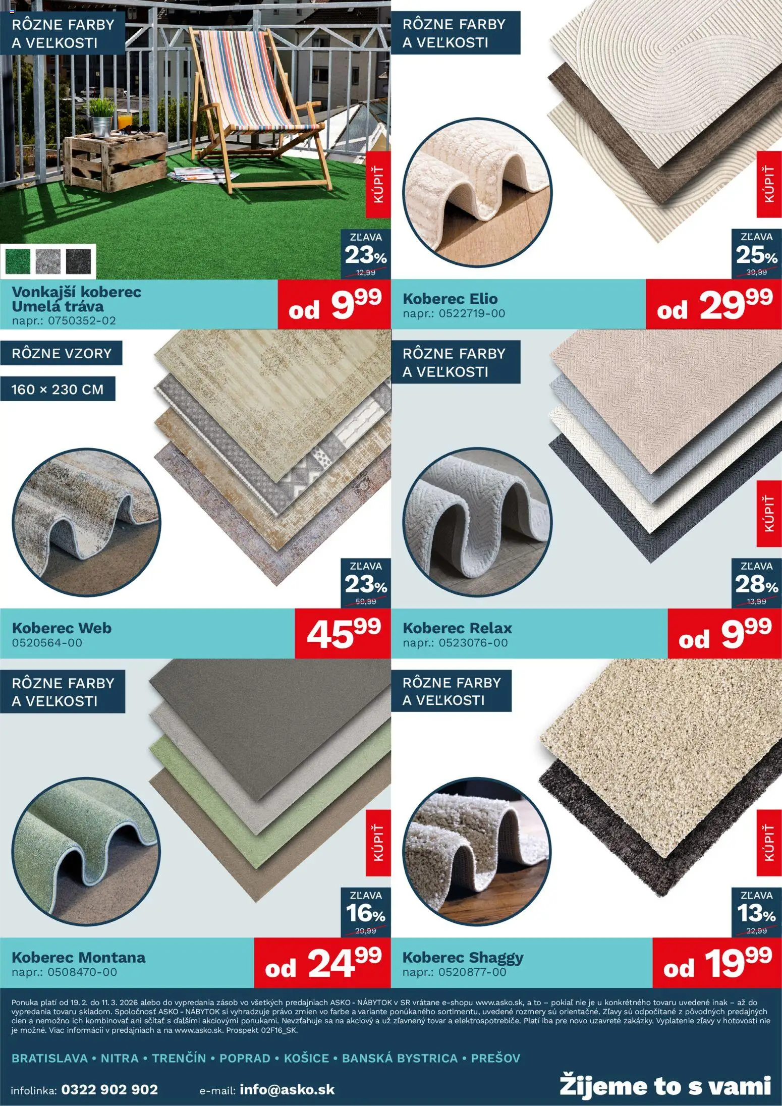 Nové ASKO nábytok akcie – leták je platný od 01.03.2026 | Strana: 5 | Produkty: Nábytok, Koberec