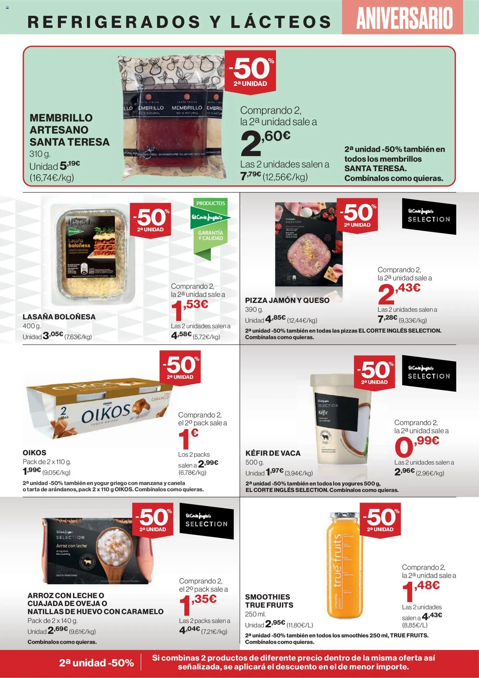 El Corte Inglés ofertas │ válido desde el 23.10.2025 | Página: 12 | Productos: Jamón, Pizza, Manzana, Lasaña