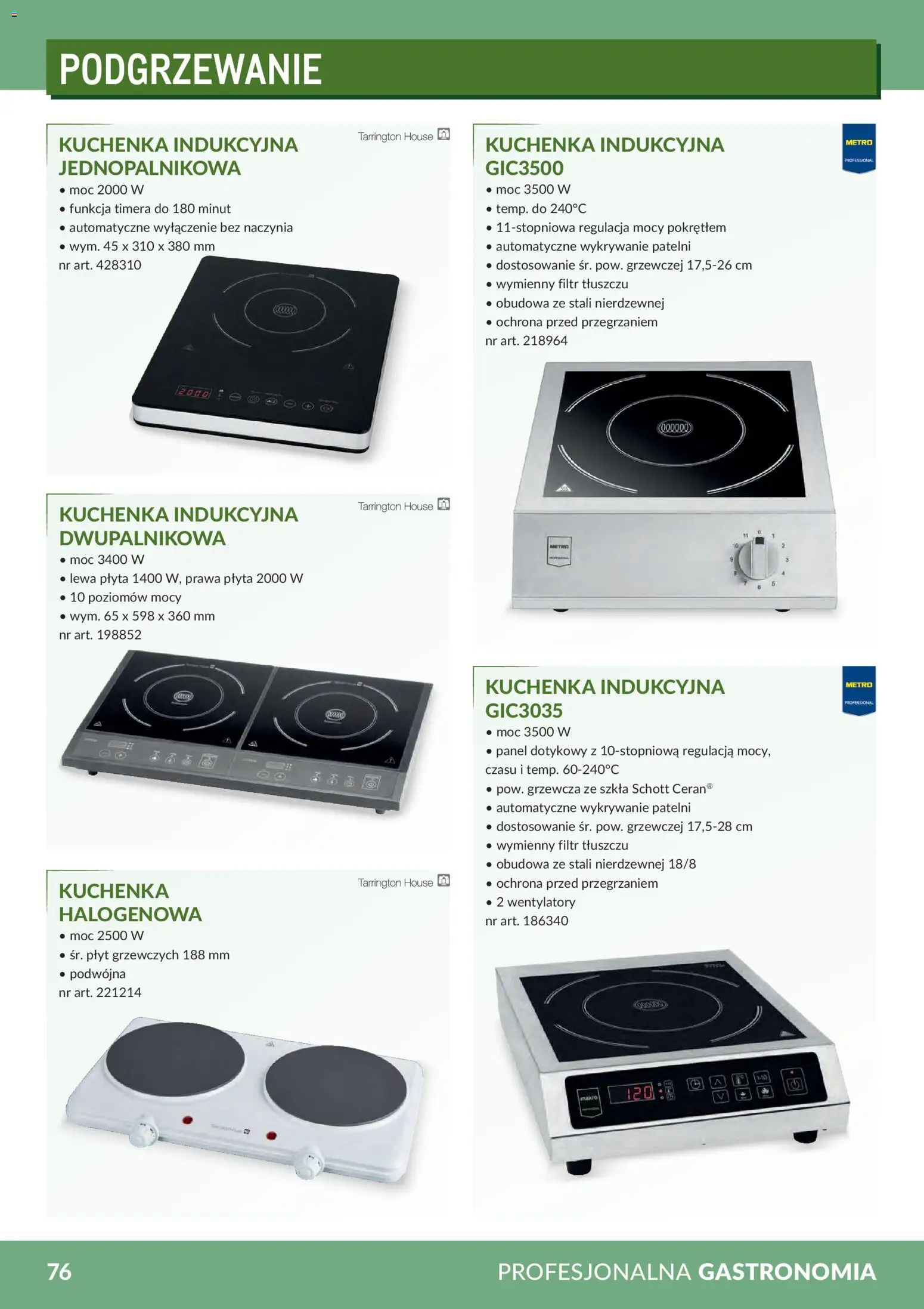 Makro Gazetka - Profesjonalna Gastronomia od 01.02.2026 | Strona: 76 | Produkty: Kuchenka