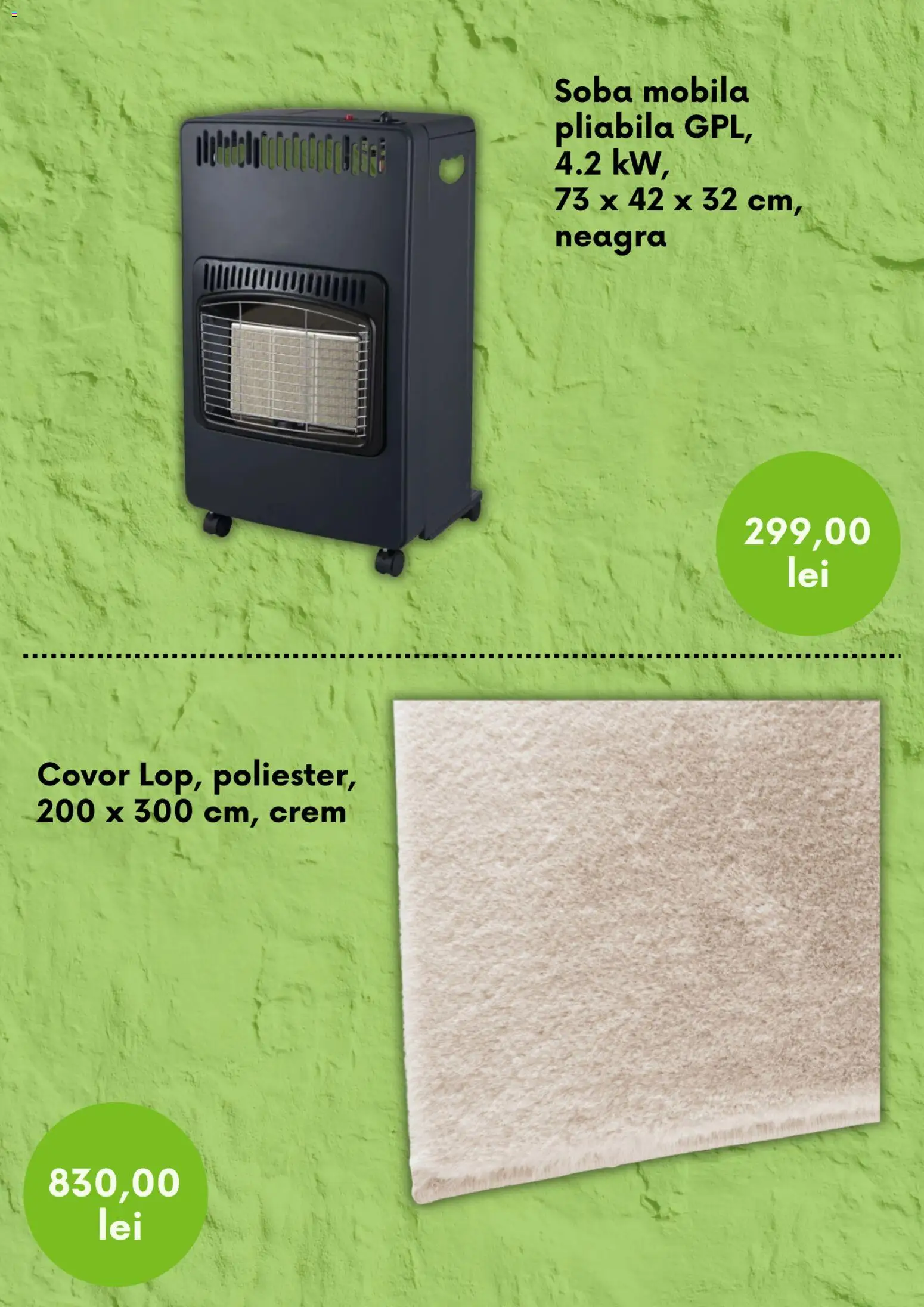 Noul catalog Leroy Merlin – valabil de la 30.12.2025 | Pagină: 3 | Produse: Sobă, Covor