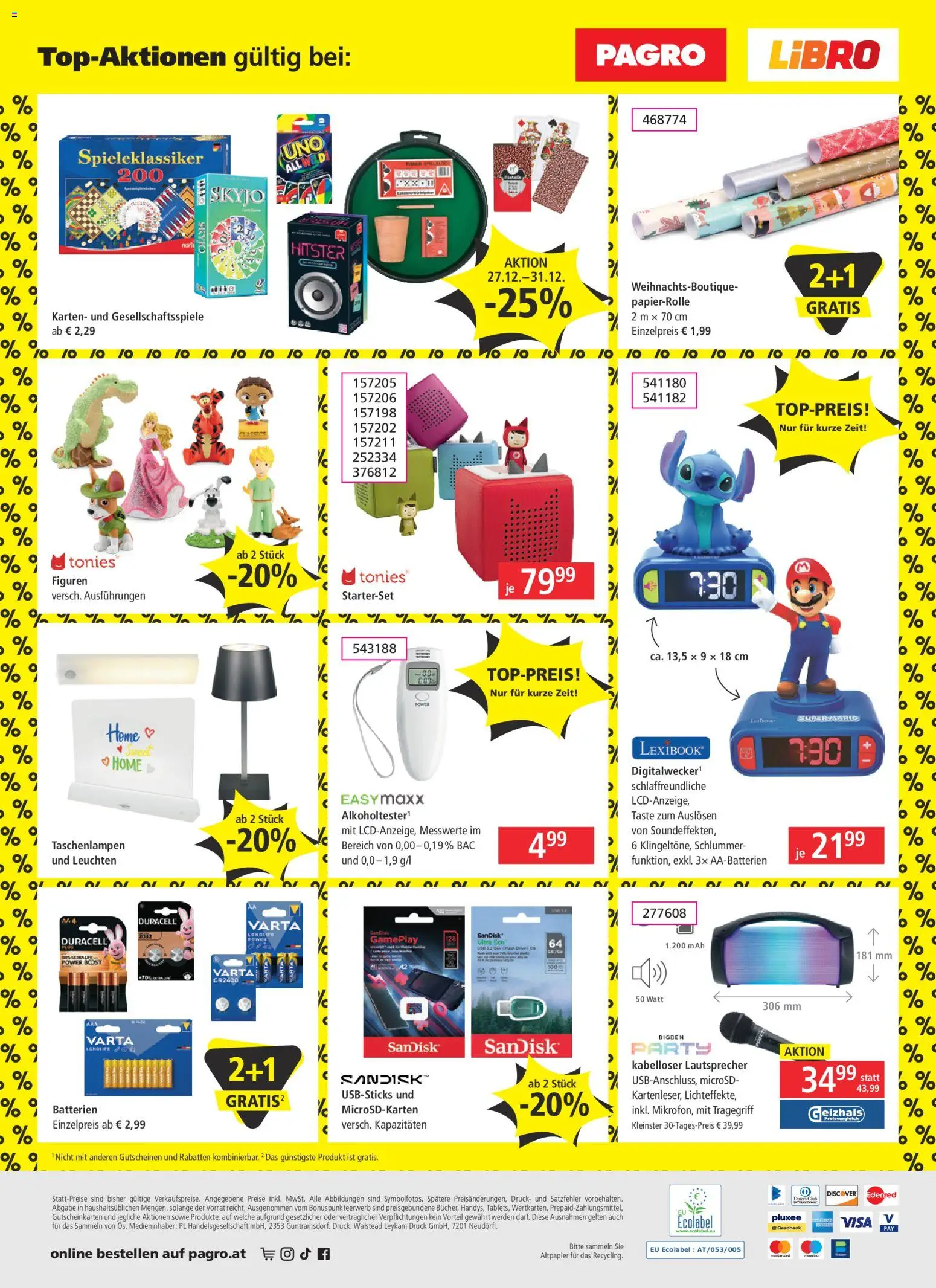 Pagro-Diskont Flugblatt gültig ab 18.12.2025 | Seite: 8 | Produkte: Lautsprecher