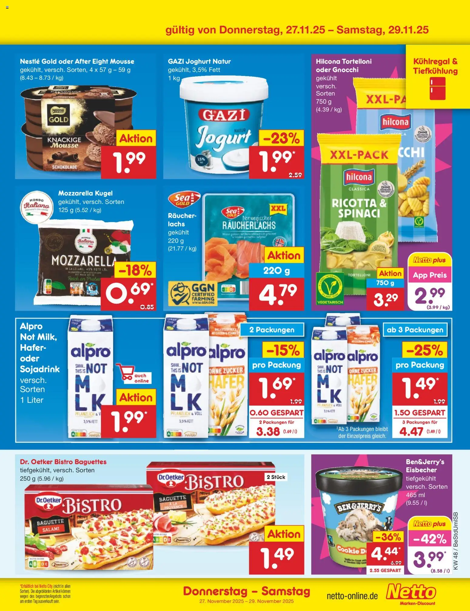 Netto Marken-Discount - Black Friday – gültig ab 24.11.2025 | Seite: 43 | Produkte: Baguette, Lachs, Räucherlachs, Salami
