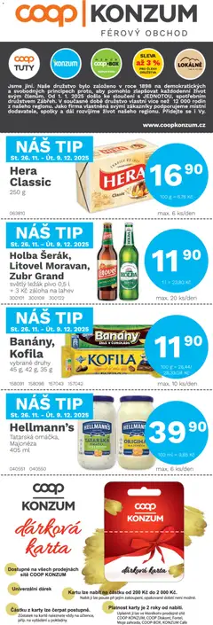 Náhled letáku Konzum leták od 26.11.2025