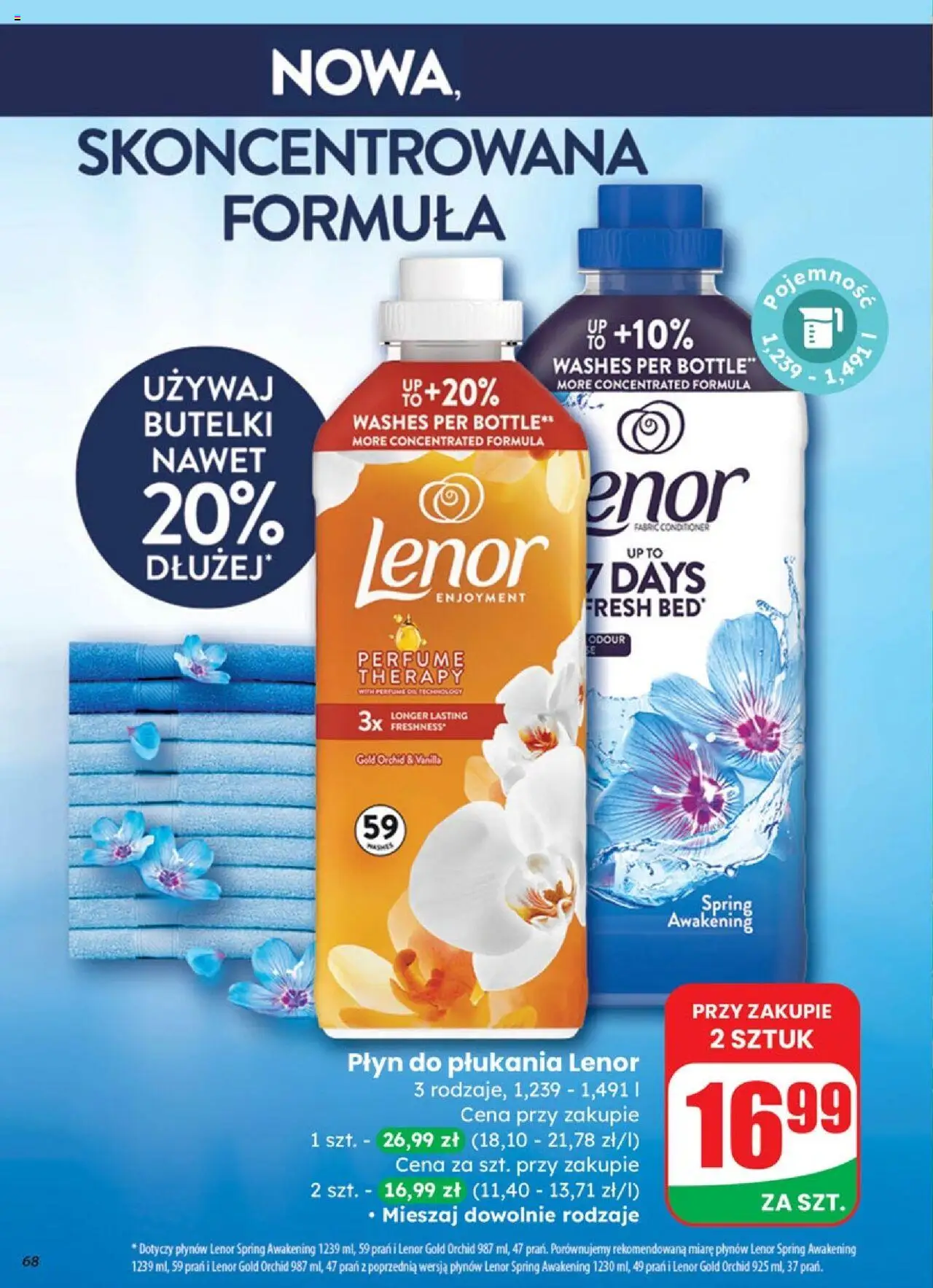 Dino Gazetka od 15.10.2025 | Strona: 68 | Produkty: Lenor gold orchid, Płyn do płukania Lenor