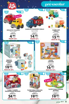 Pré-visualização Pingo Doce  Brinquedos Natal Lojas Hipers válido de 18.11.2025 | Página: 11 | Produtos: Balde